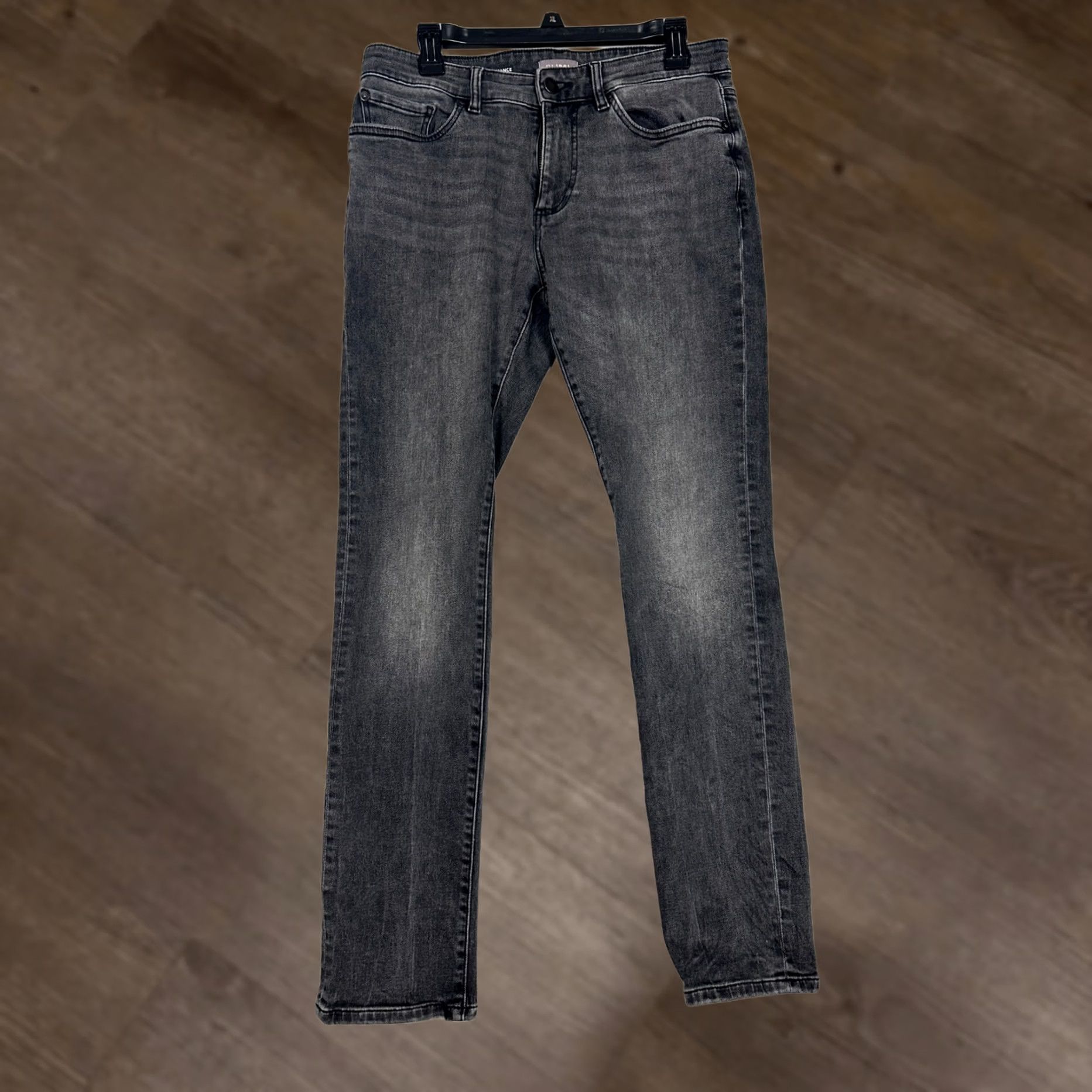 DL1961 DL1961 Cooper Tapered Mens Jeans 31X32 Charcoal Gray DL Performance Stretch Denim 5-Pocket Slim Fit Medium Rise Waist 31 Inseam 32 Inseam Size US 31 - 1 Thumbnail