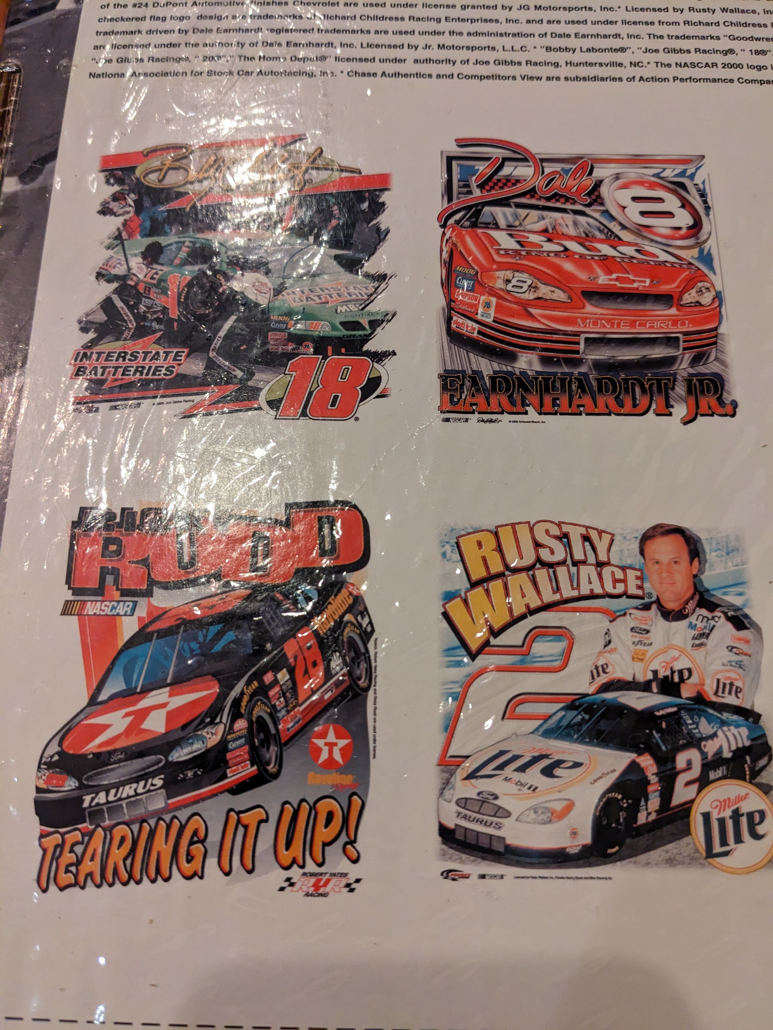 NASCAR × Vintage Vintage 90s Nascar Dale Earnhardt The Man is Tough T-Shirt Size US XL / EU 56 / 4 - 4 Thumbnail