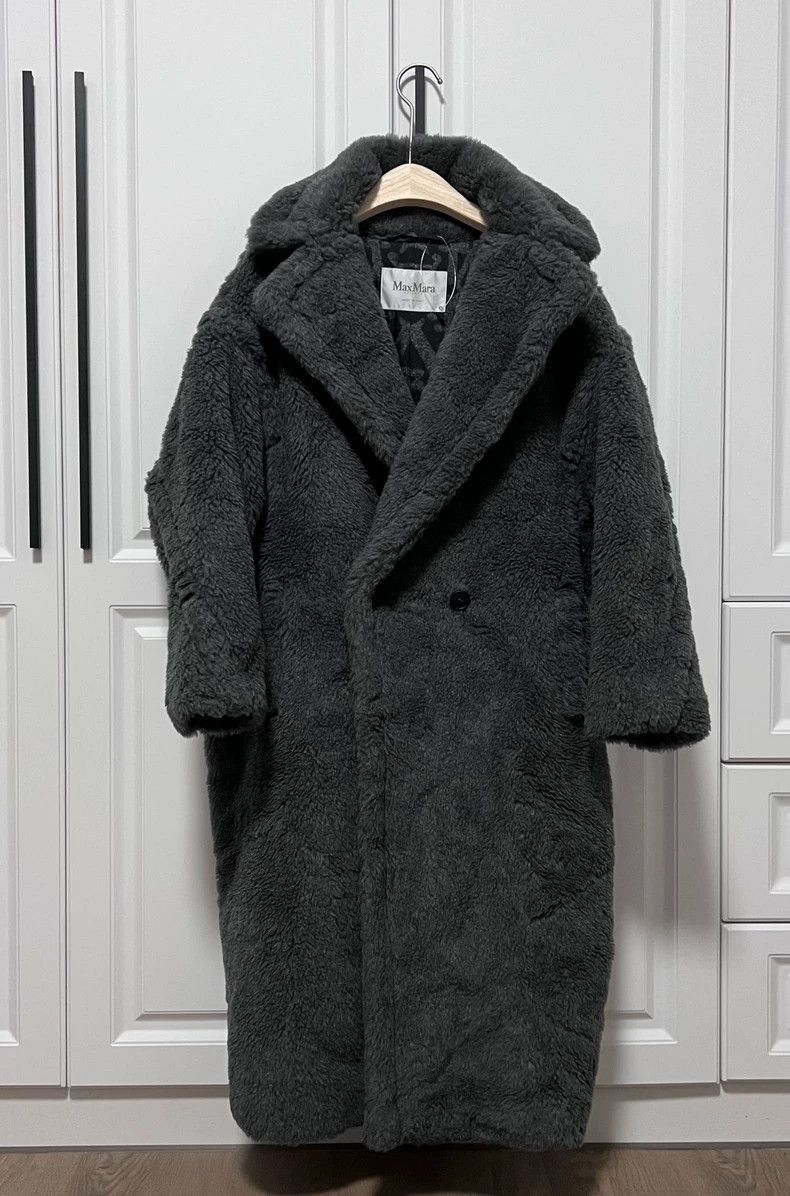 Max Mara Max Mara Grey Runway Teddy Bear Coat Size M / US 6-8 / IT 42-44 - 4 Thumbnail
