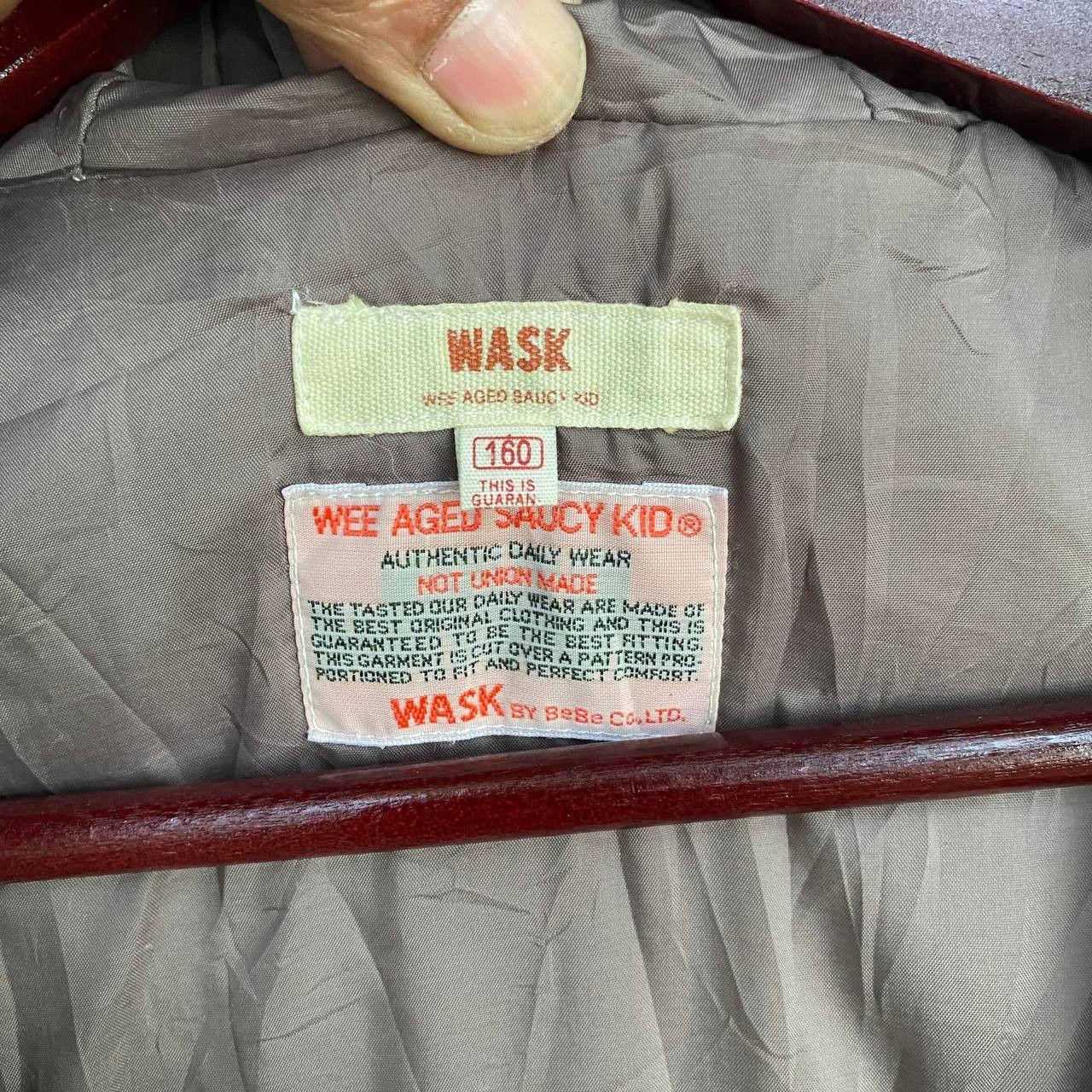 Japanese Brand × Vintage Vintage Wask Military 05 Army Crops Faux Fur Jacket Size US M / EU 48-50 / 2 - 2 Thumbnail