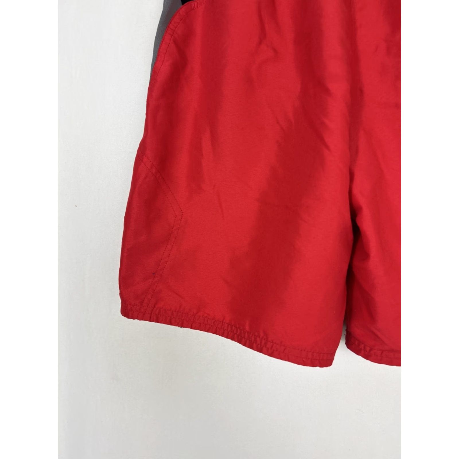 Nike Nike Board Shorts Men M Red Black Lined Swim Bottom 30x9" Size US 31 - 7 Thumbnail