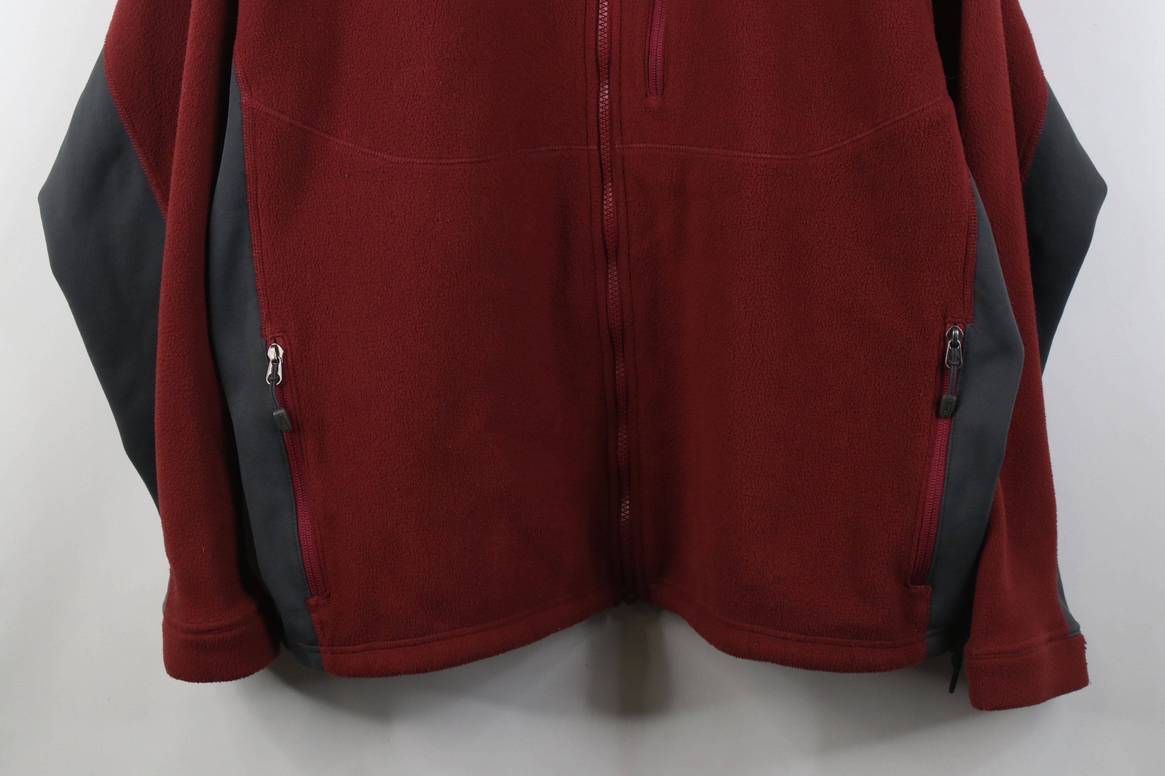 Nike Vintage Y2K Nike ACG Mini Swoosh Fleece Full Zip Jacket Red Size US L / EU 52-54 / 3 - 3 Thumbnail