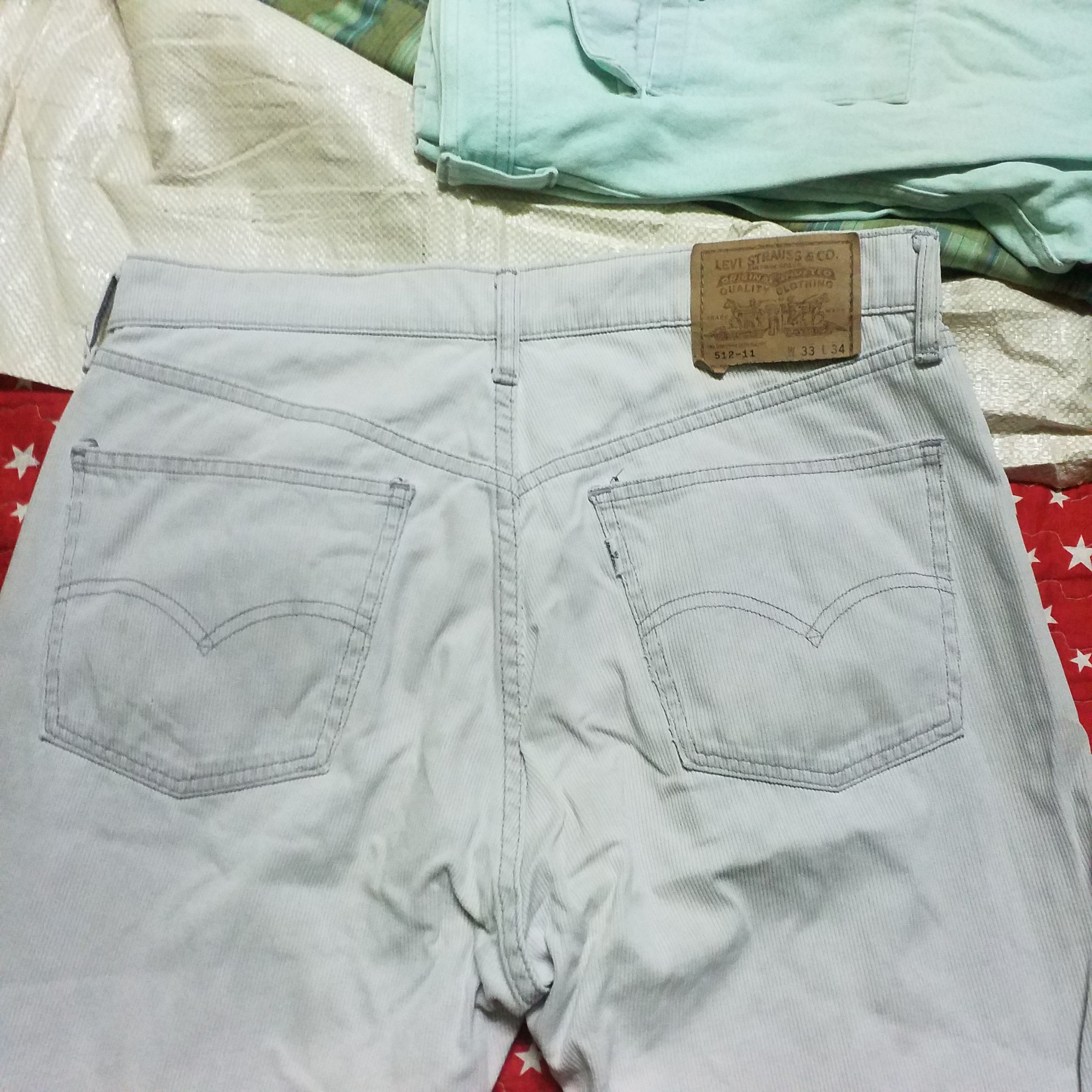 Levi's LEVIS WHITE TAB BAGGY CODUROY 512 VINTAGE Size US 34 / EU 50 - 4 Thumbnail