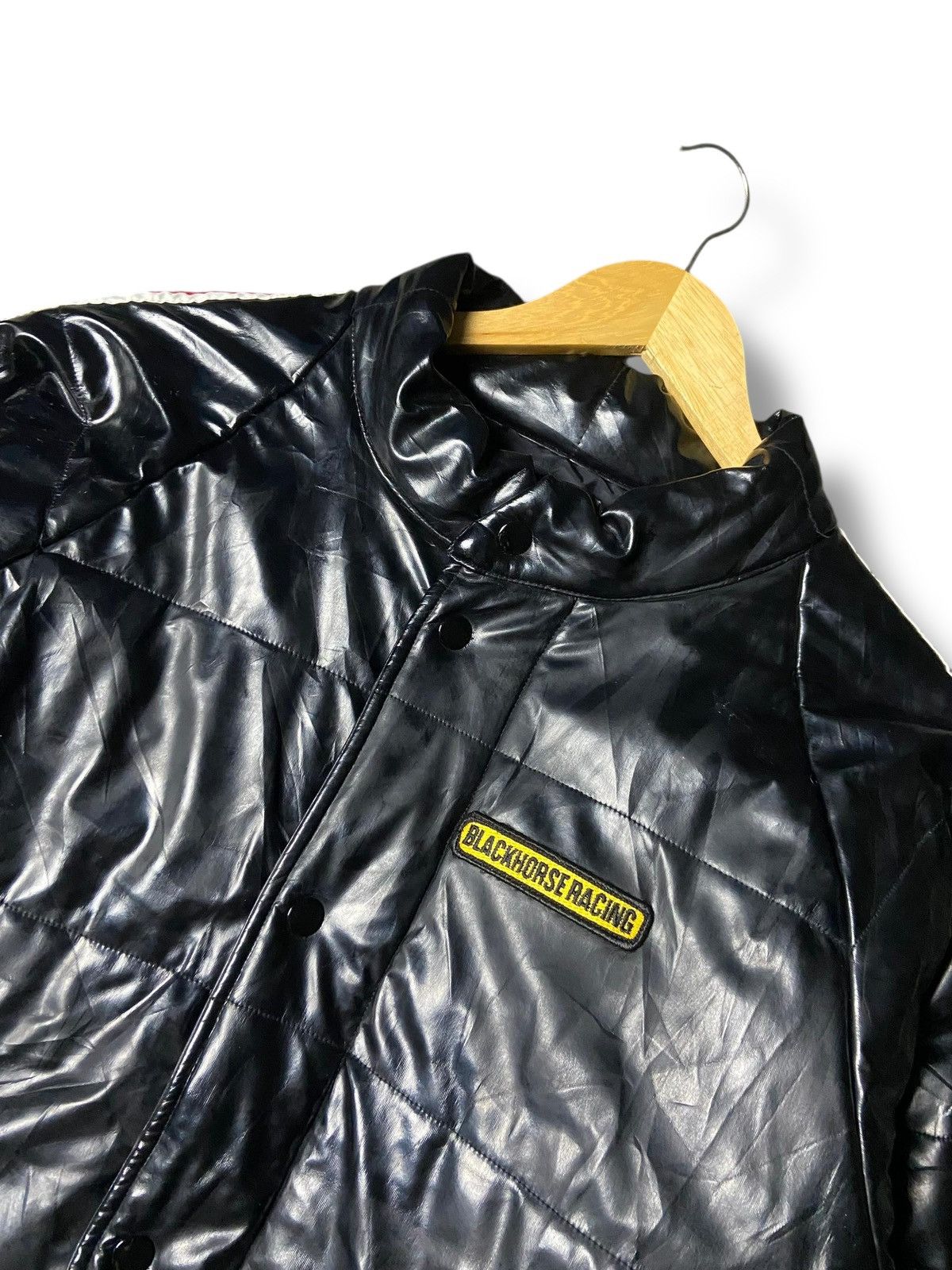 Kadoya Vintage Black Horse Kadoya Custom Leather Jacket (168) Size US L / EU 52-54 / 3 - 8 Thumbnail