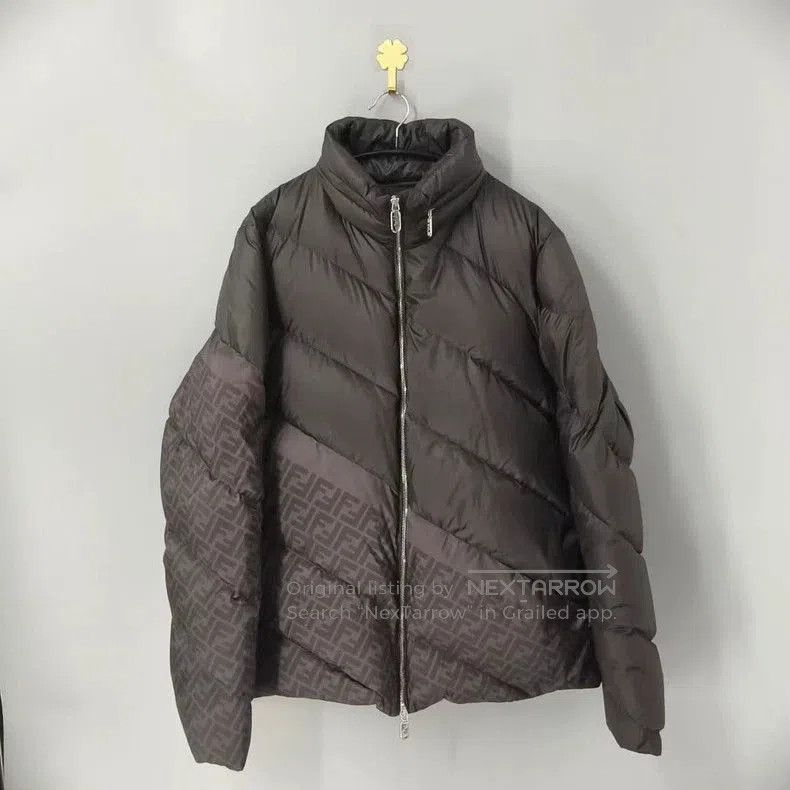 Fendi Fendi Monogram Quilted Zip Jacket. Size US L / EU 52-54 / 3 - 1 Thumbnail