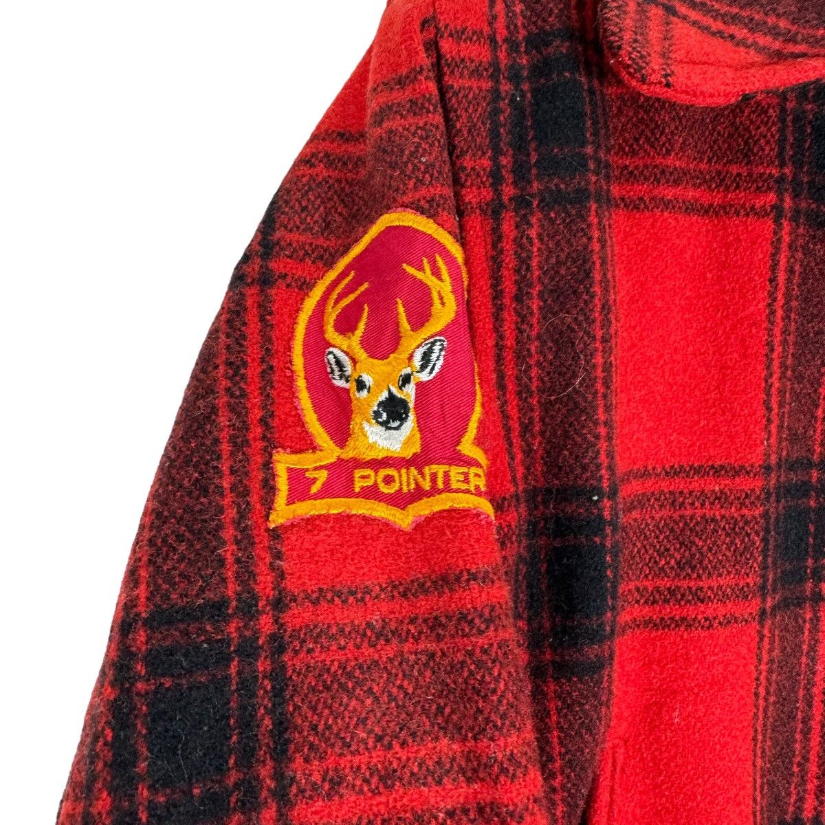 Hunter × Vintage ⚡️60s JC PENNY BUFFALO RED TARTAN HUNTING MACKINAW JACKET Size US M / EU 48-50 / 2 - 8 Thumbnail