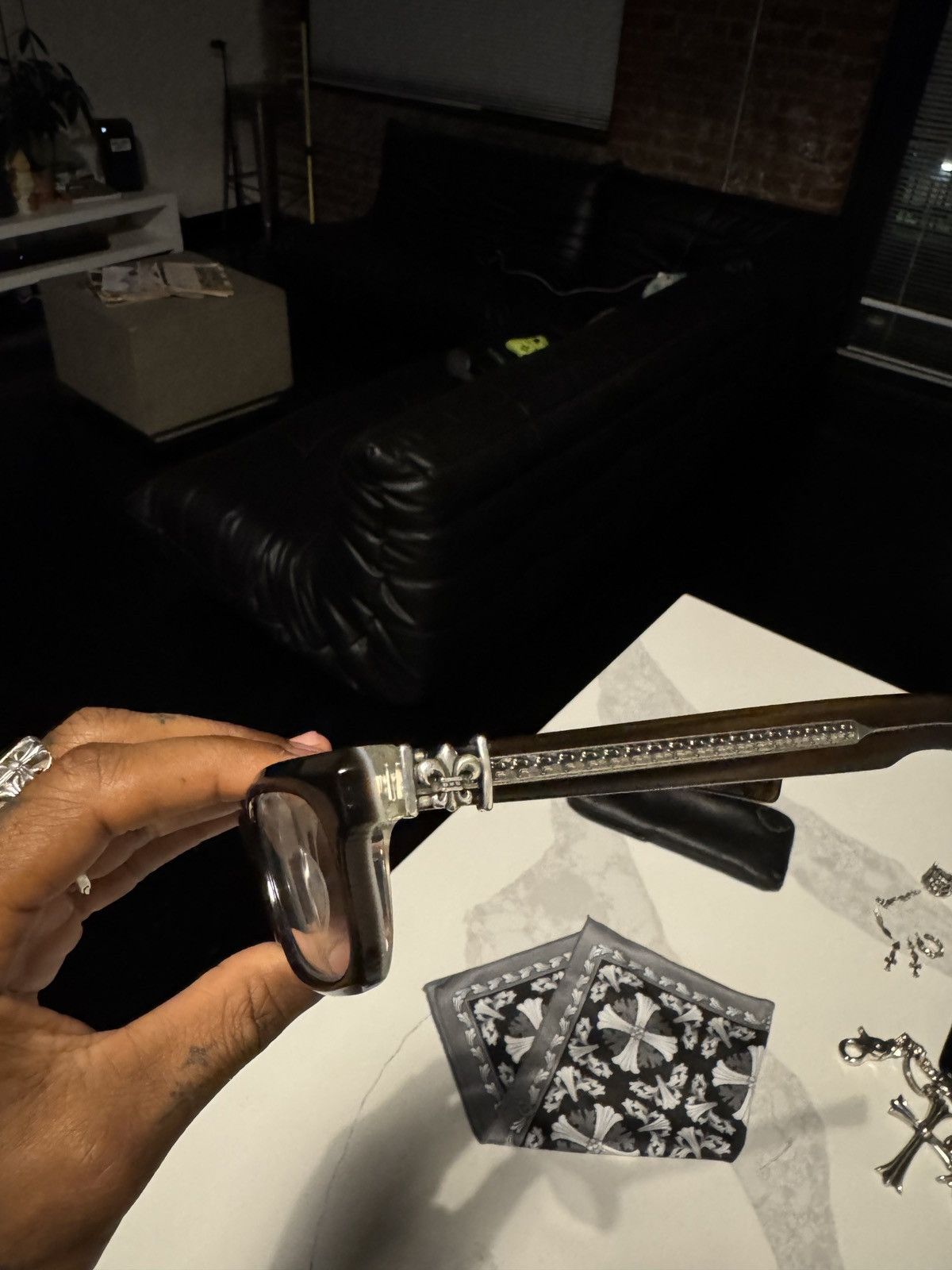Chrome Hearts Chrome Hearts SPLAT Frame Size ONE SIZE - 3 Thumbnail