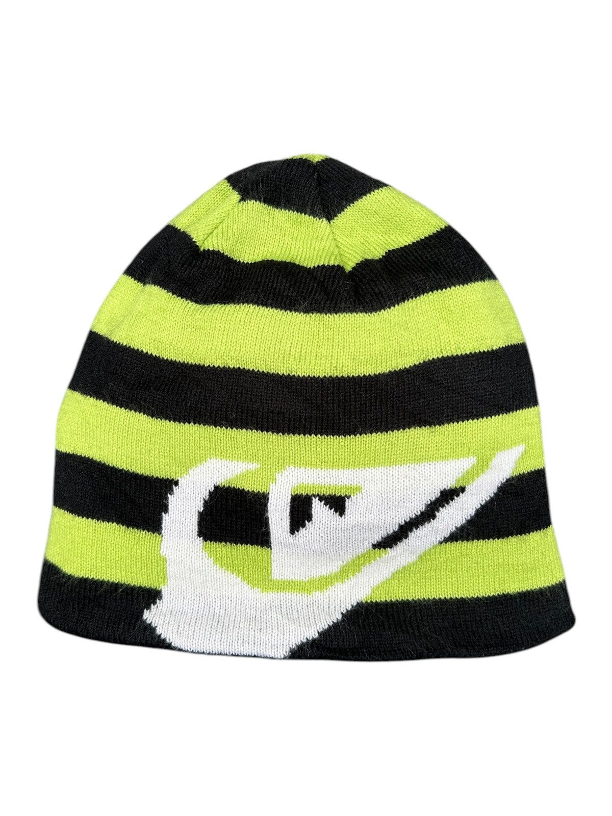 Japanese Brand × Quiksilver × Vintage Quiksilver Big Logo Stripe Beanie Hats Snowcap ☠️☠️ Size ONE SIZE - 1 Thumbnail