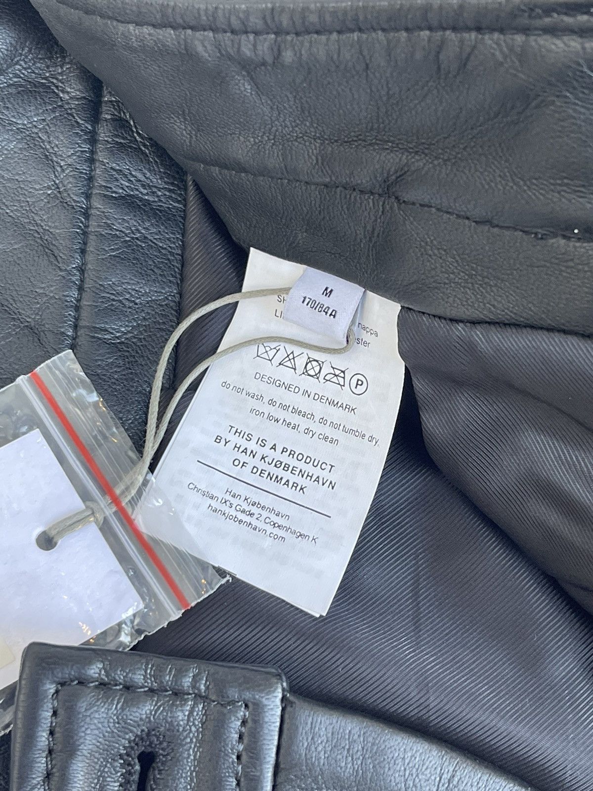 Han Kjobenhavn SS23 !DSWT! Han Kjobenhavn "HK" Knee Logo Leather Pants Size US 32 / EU 48 - 22 Thumbnail