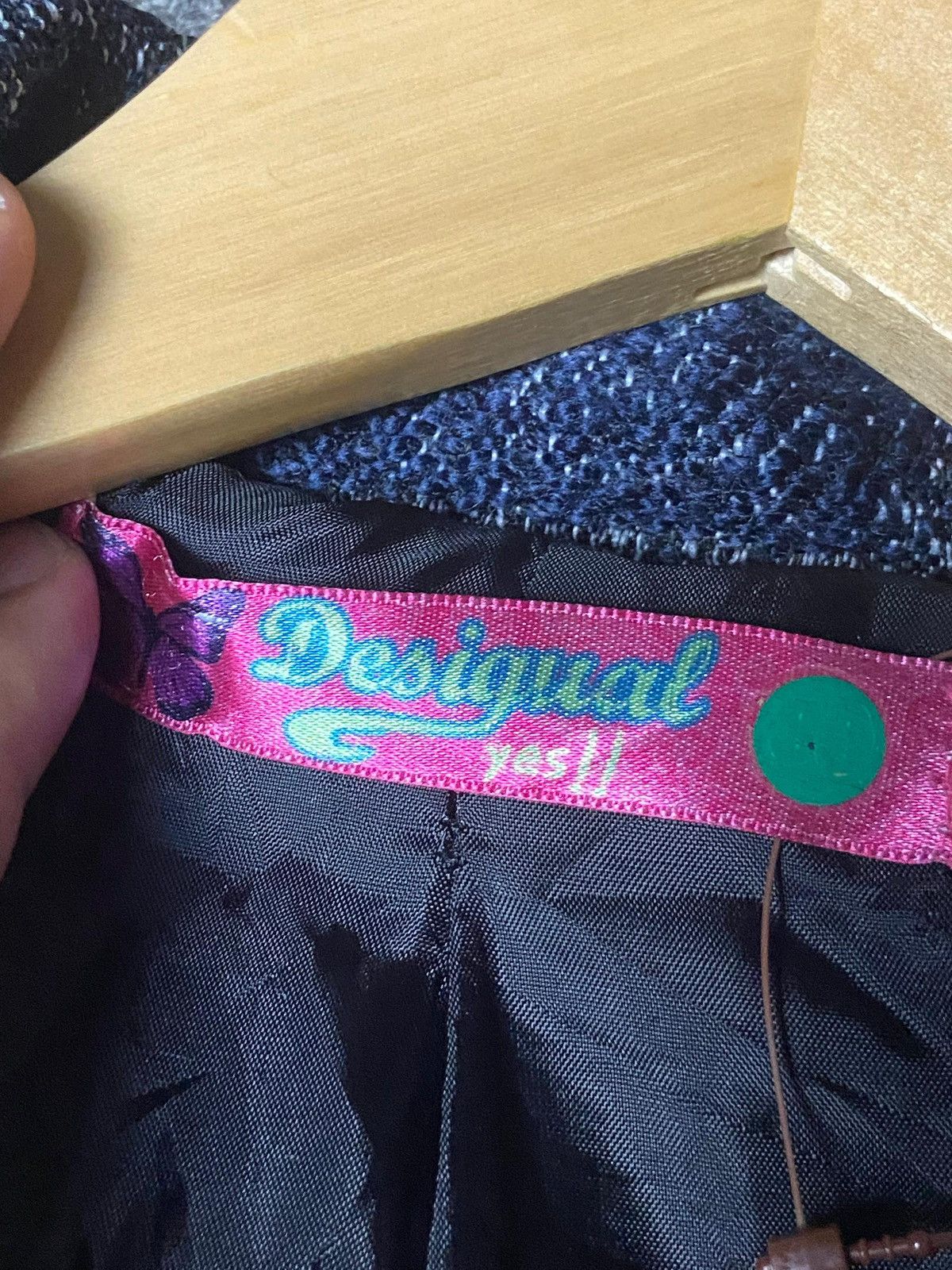 Desigual Vintage DESIGUAL Women Wool Coat (139) Size XXS / US 00 / IT 34 - 12 Thumbnail