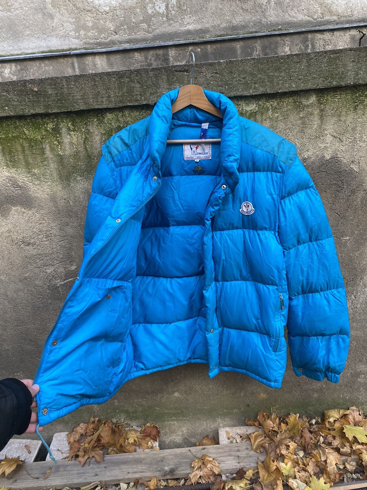 Moncler × Vintage Vintage 80s Moncler Grenoble Puffer Transformed Jacket Size US L / EU 52-54 / 3 - 8 Thumbnail