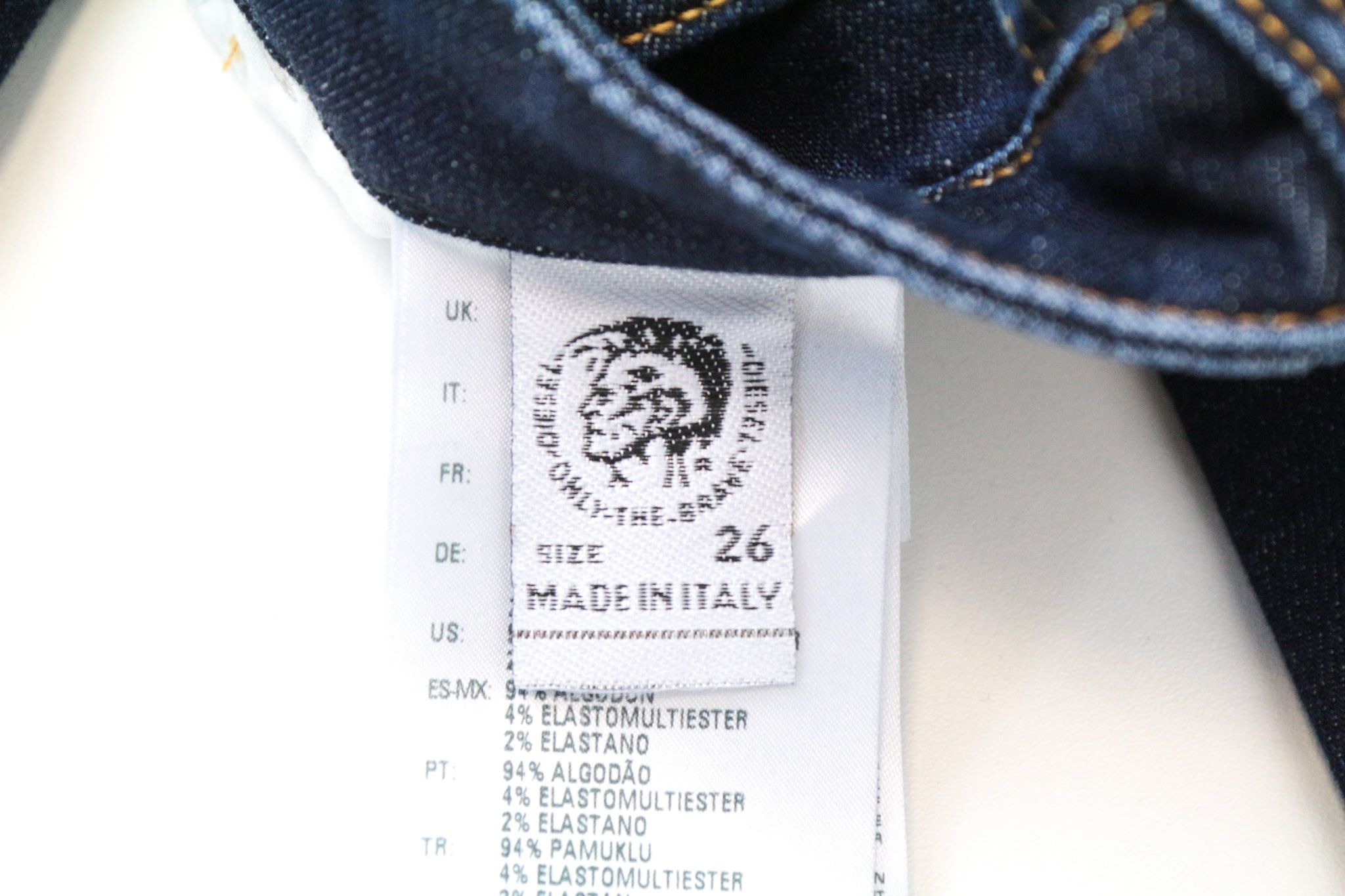Diesel BABHILA-HIGH 069CF W26/L30 Blue Stretch Jeans 69377 Size 26" / US 2 / IT 38 - 8 Thumbnail