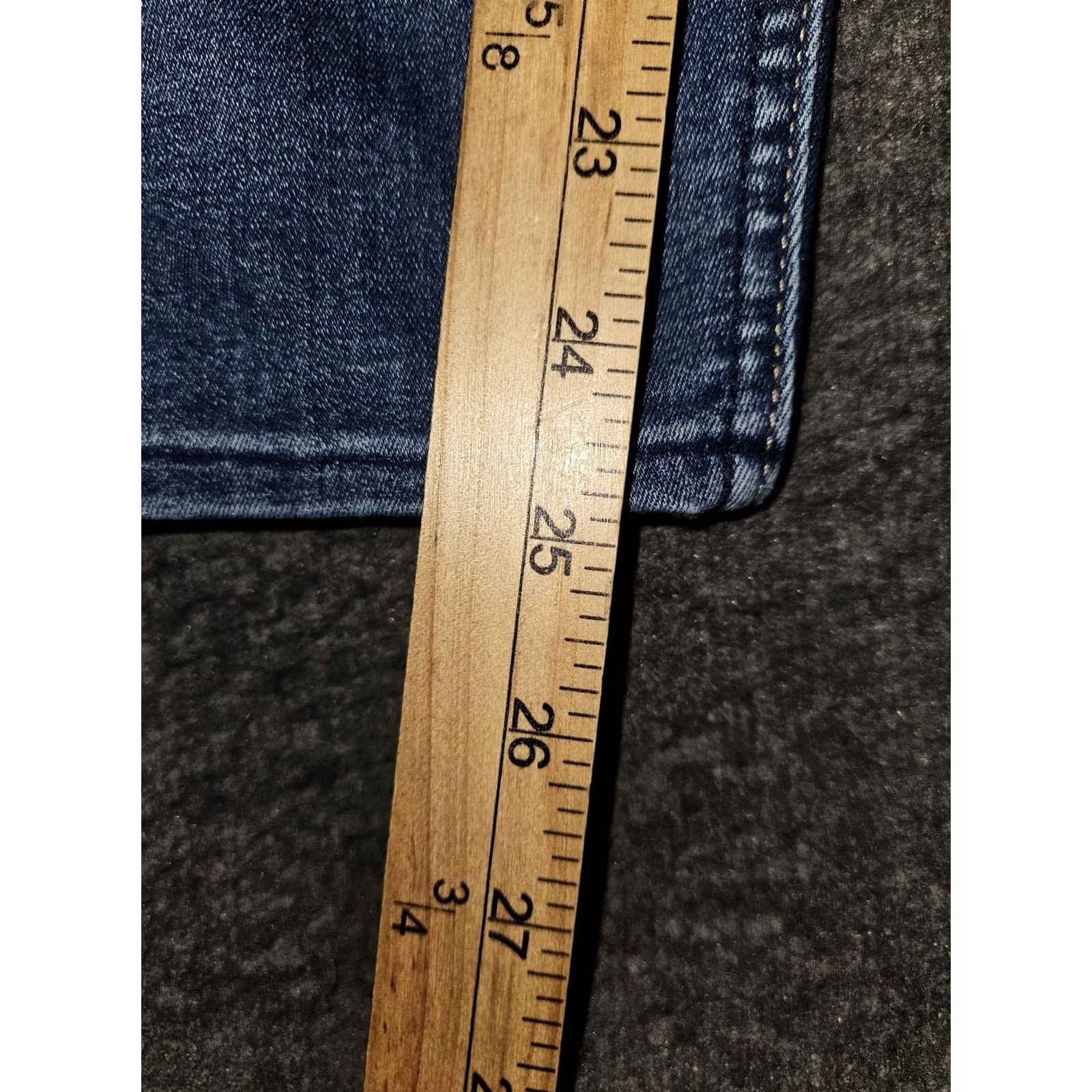 7 For All Mankind 7 For All Mankind Bair Denim Jeans Womens 27 Blue High Waist Ankle Skinny Jeans Size 27" / US 4 / IT 40 - 7 Thumbnail
