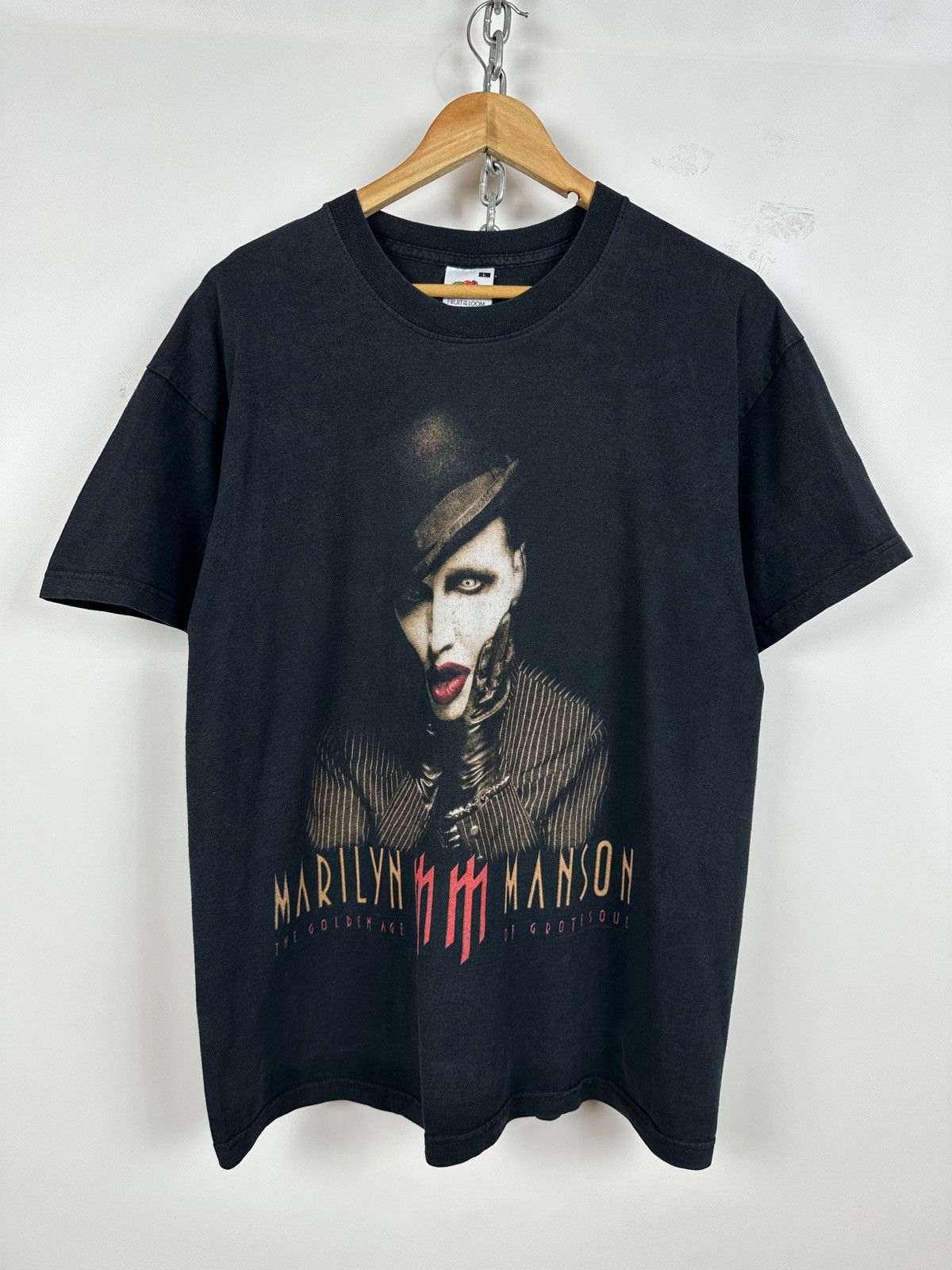 Band Tees 2003 Vintage Marilyn Manson The Golden Age of Grotesque Size US L / EU 52-54 / 3 - 1 Thumbnail
