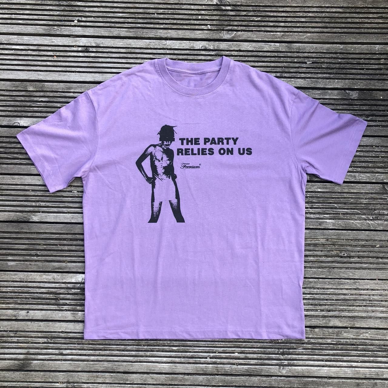 Other Purple Rave Graphic T Shirt Size US L / EU 52-54 / 3 - 1 Thumbnail