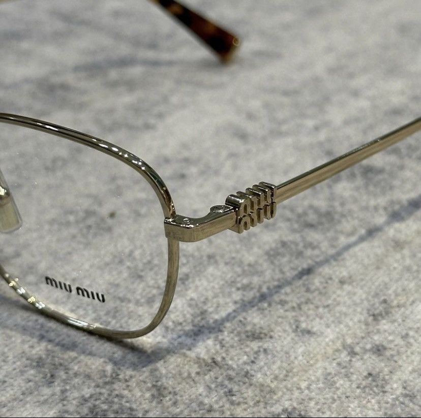 Miu Miu MIU MIU MU 50WV ZVN1O1 Glasses Size ONE SIZE - 4 Thumbnail