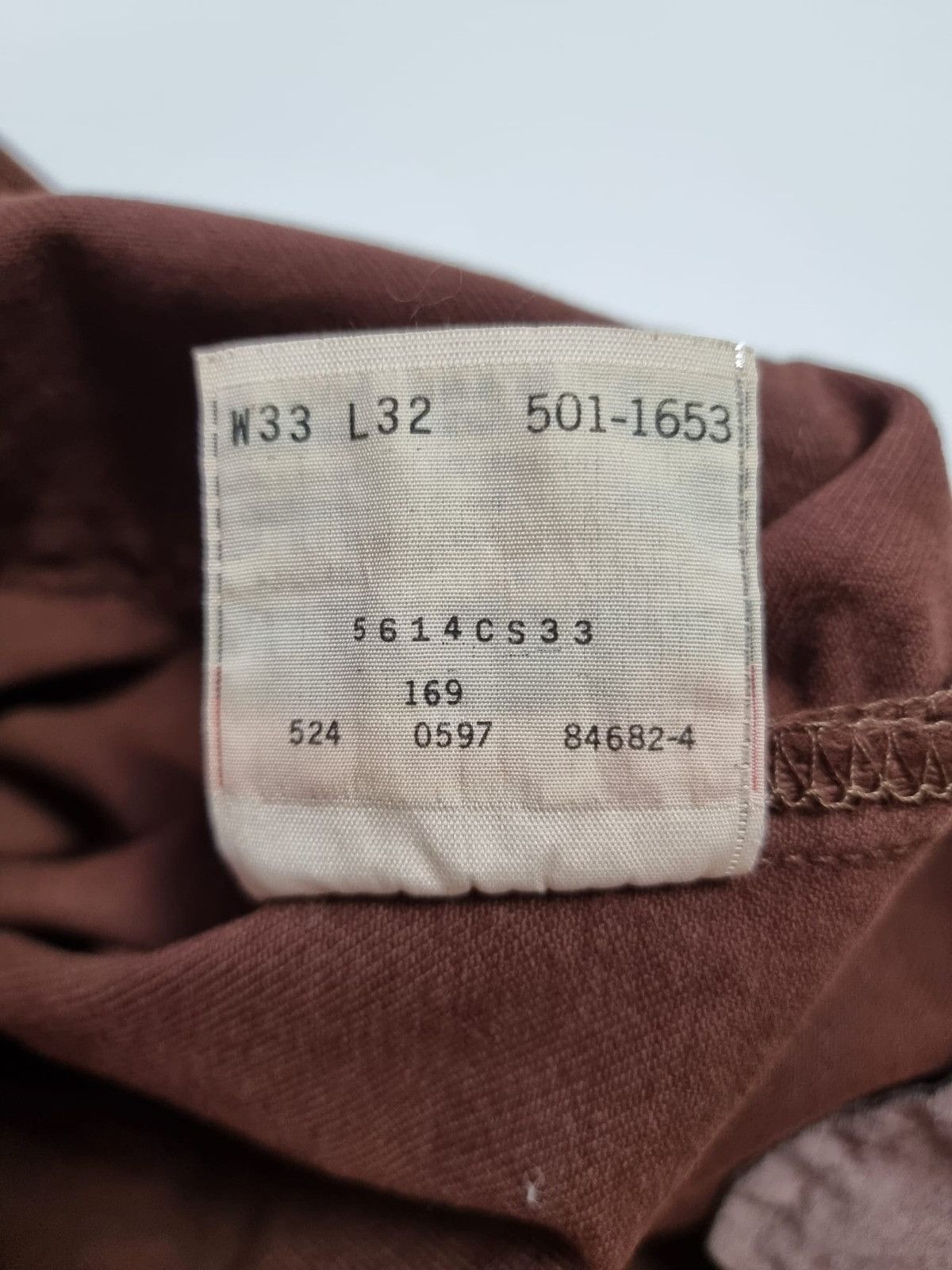 Levi's × Vintage vintage 90s Levi's straight jeans brown 33x32 mens womens Size US 32 / EU 48 - 7 Thumbnail