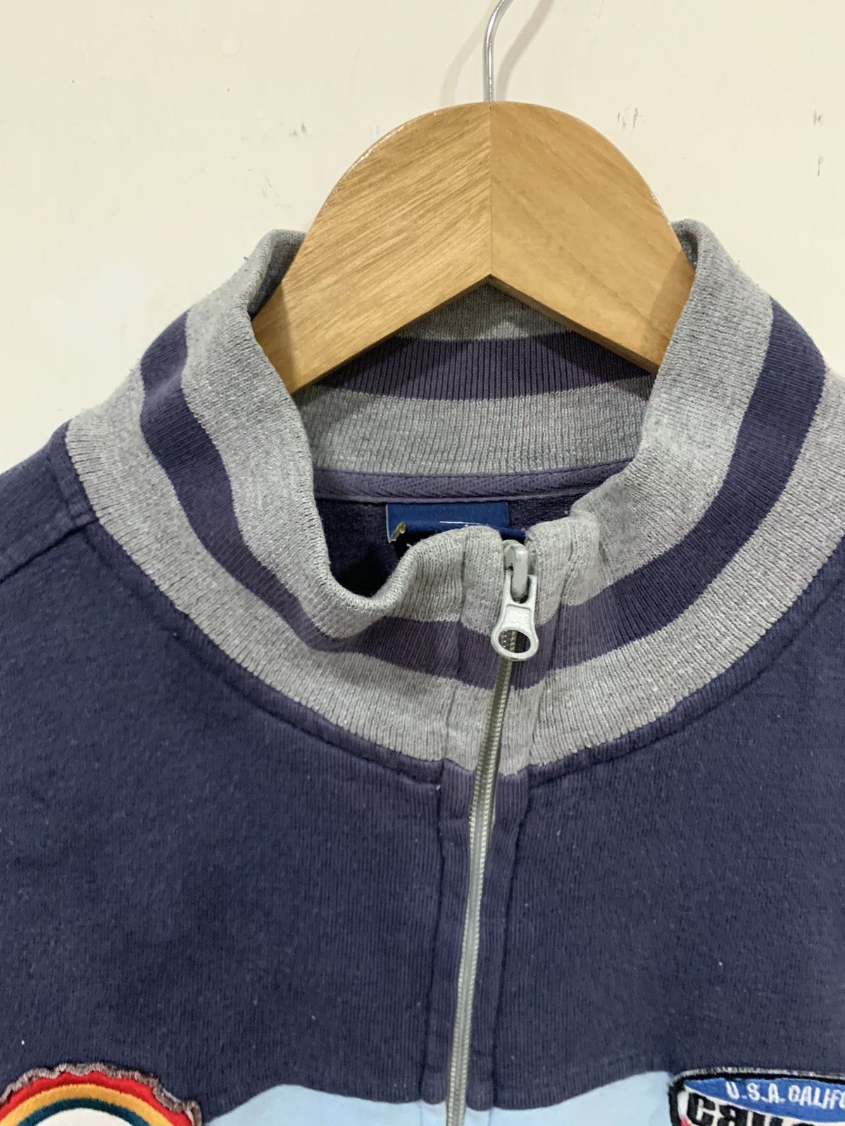 Santa Cruz Skateboards Vintage Cru Surf Zipper Sweatshirt XL Size US XL / EU 56 / 4 - 8 Thumbnail