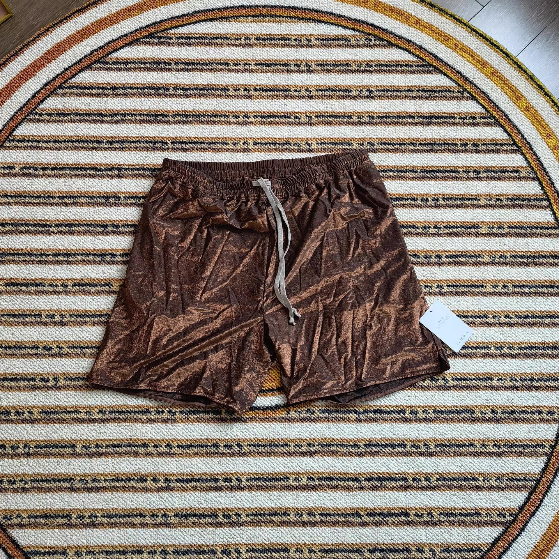 Rick Owens Brown Casual Shorts with Drawstring Size US 32 / EU 48 - 1 Thumbnail