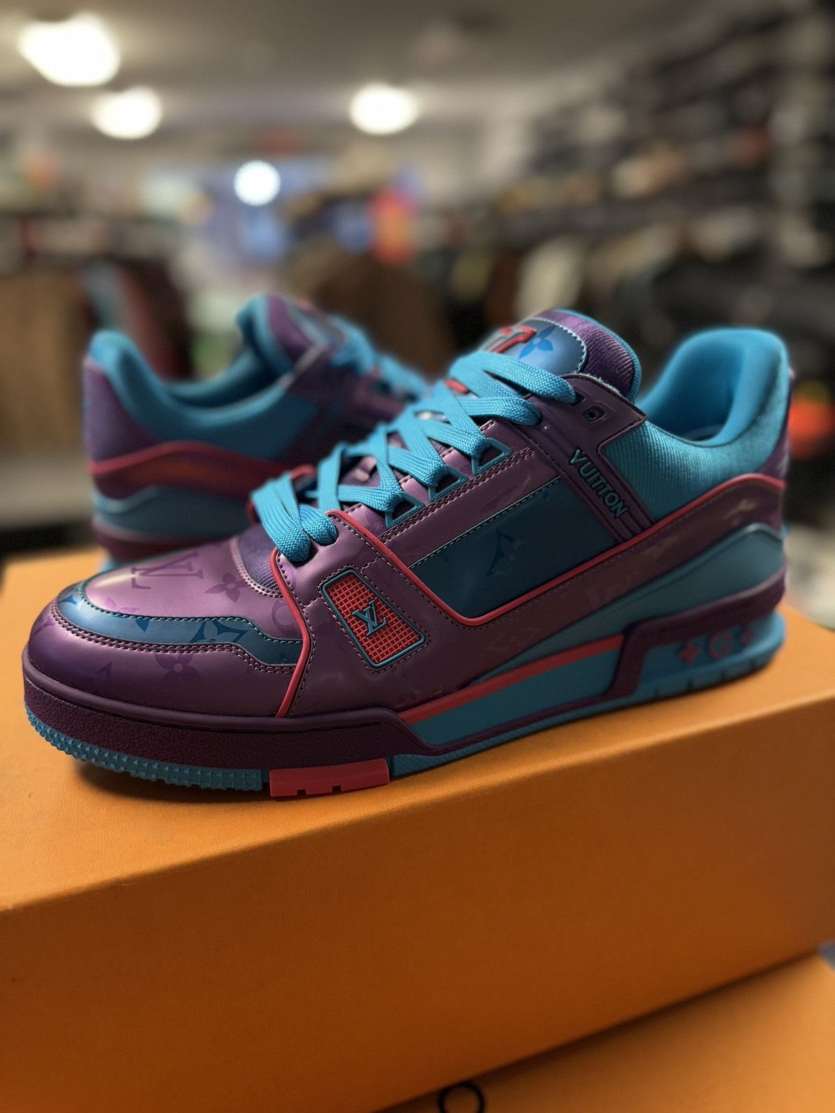 Louis Vuitton Louis Vuitton Virgil Abloh Trainer Colorful Size 9LV/10US Size US 10 / EU 43 - 1 Thumbnail