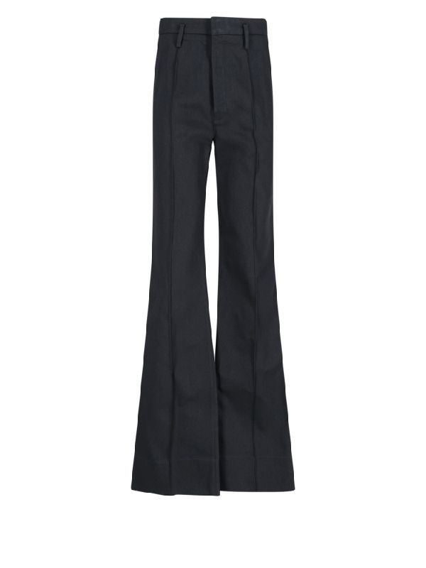 Saint Laurent Paris o1bcso1str1124 High Waisted Jeans in Black Size 28" / US 6 / IT 42 - 1 Thumbnail