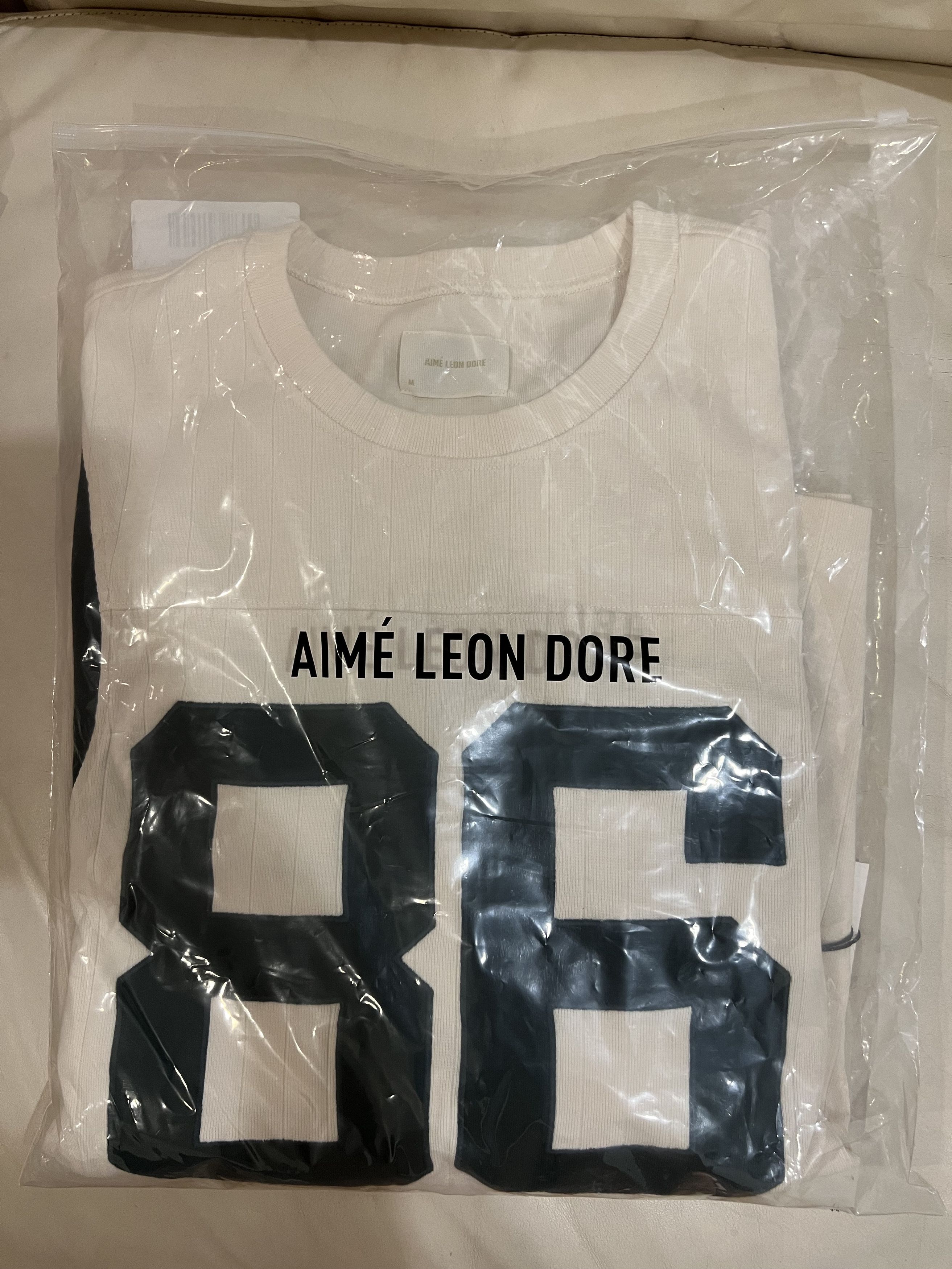 トップス ALD Long-Sleeve Ribbed Football Jersey Aime Leon Dore Long-Sleeve Ribbed Football Jersey 