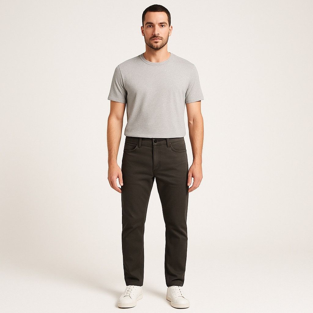 Vince Vince Stretch Twill 5-Pocket Slim Straight 34 Charcoal Gray Size US 34 / EU 50 - 1 Thumbnail
