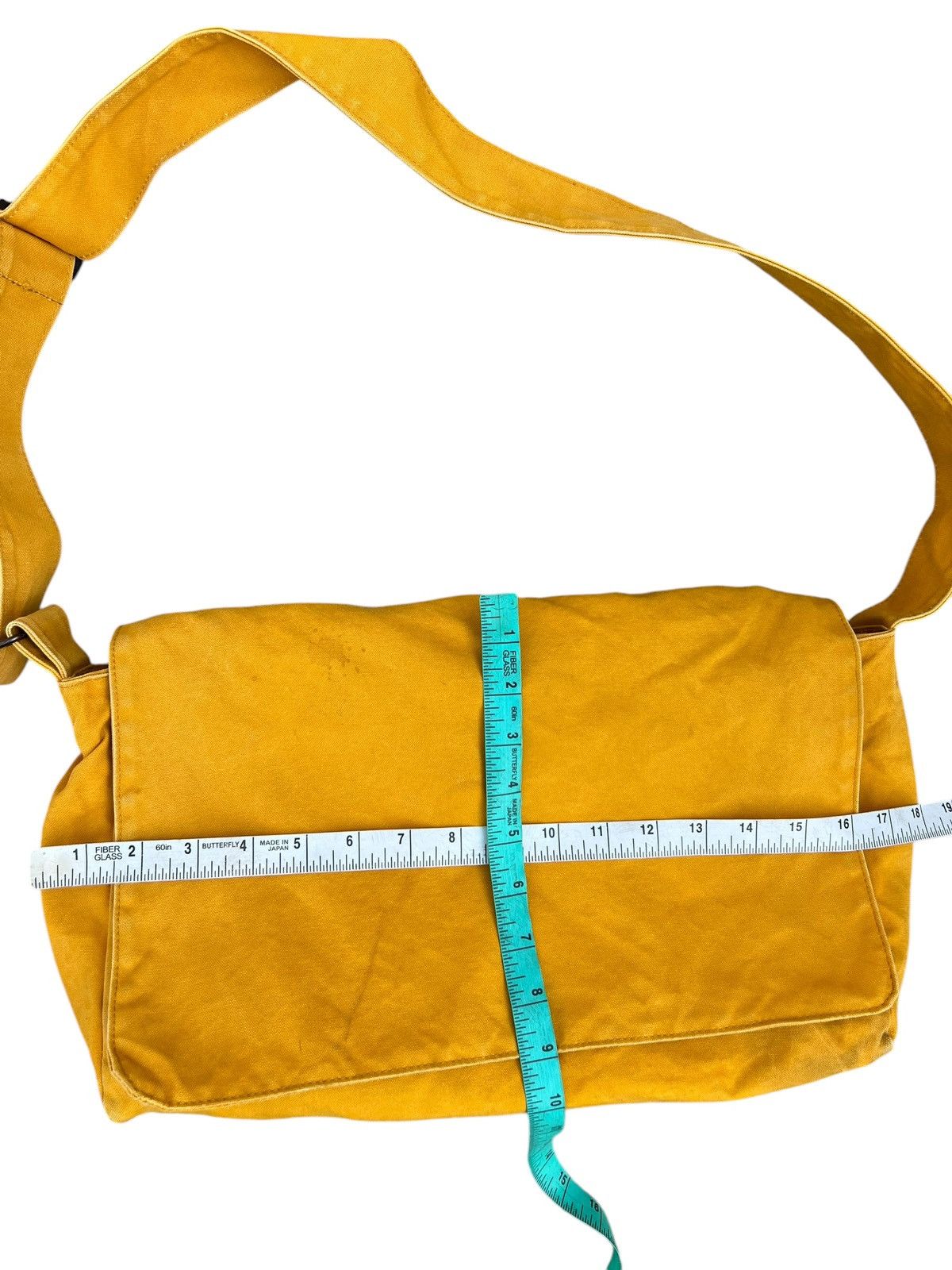 Vintage Ateliers Penelope Dirty Faded Canvas Messenger Bag Size ONE SIZE - 25 Thumbnail