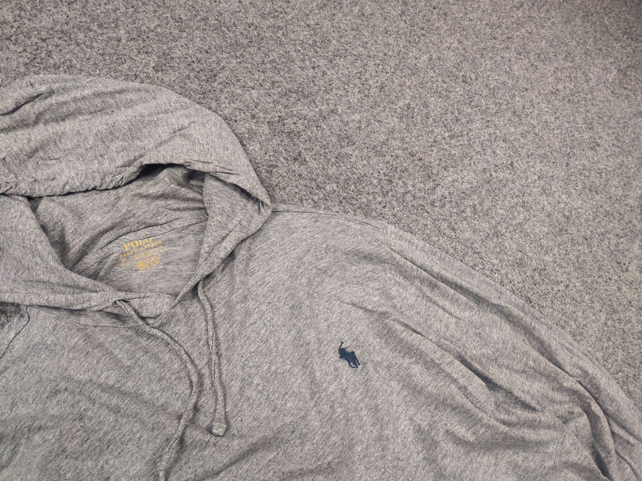 Polo Ralph Lauren Vintage Polo Ralph Lauren Light Gray Cotton Hoodie Y2K Style Size US M / EU 48-50 / 2 - 4 Thumbnail