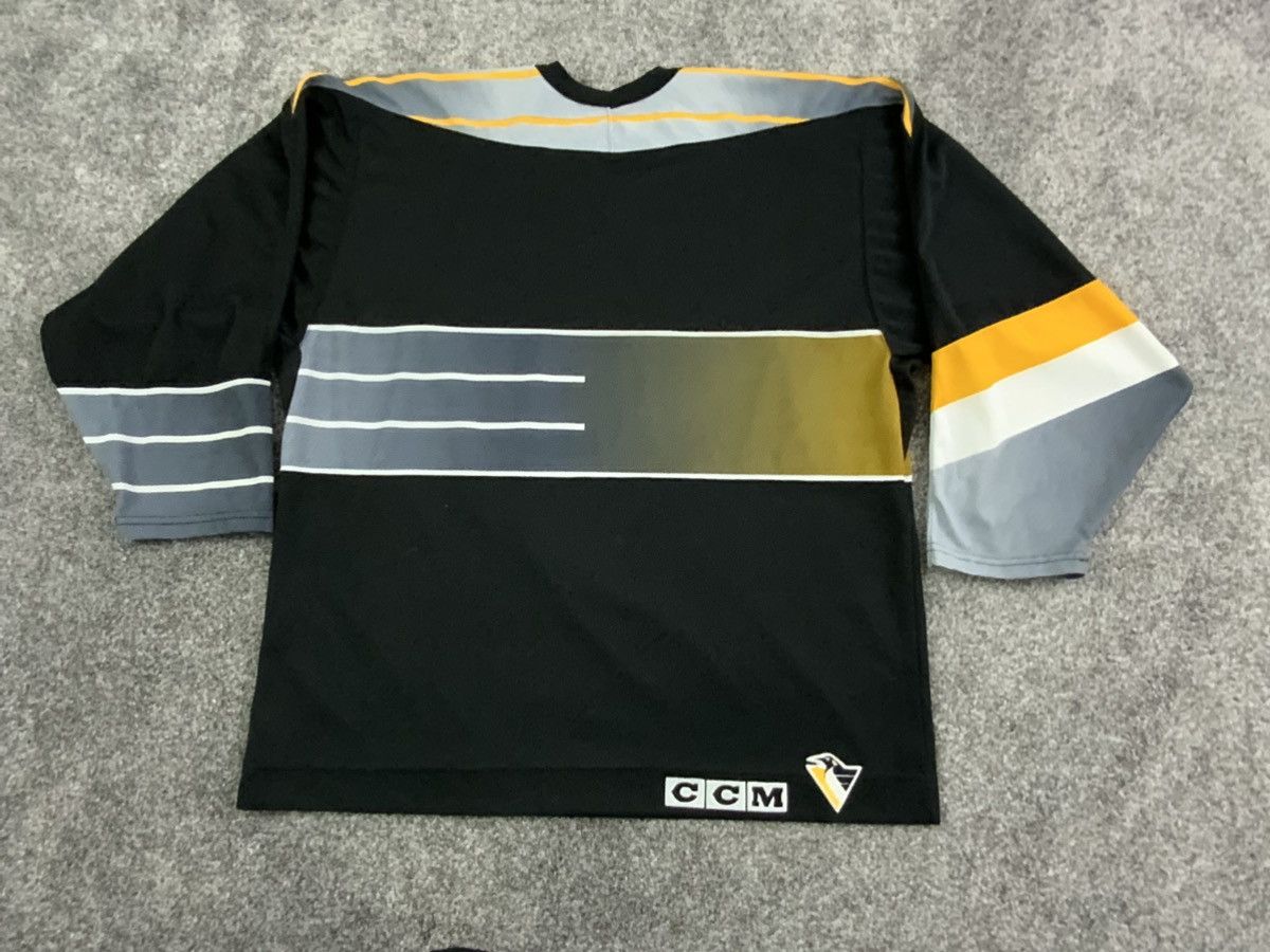 Ccm Vintage 90s Pittsburgh Penguins Robo CCM Jersey Size Large Size US L / EU 52-54 / 3 - 3 Thumbnail