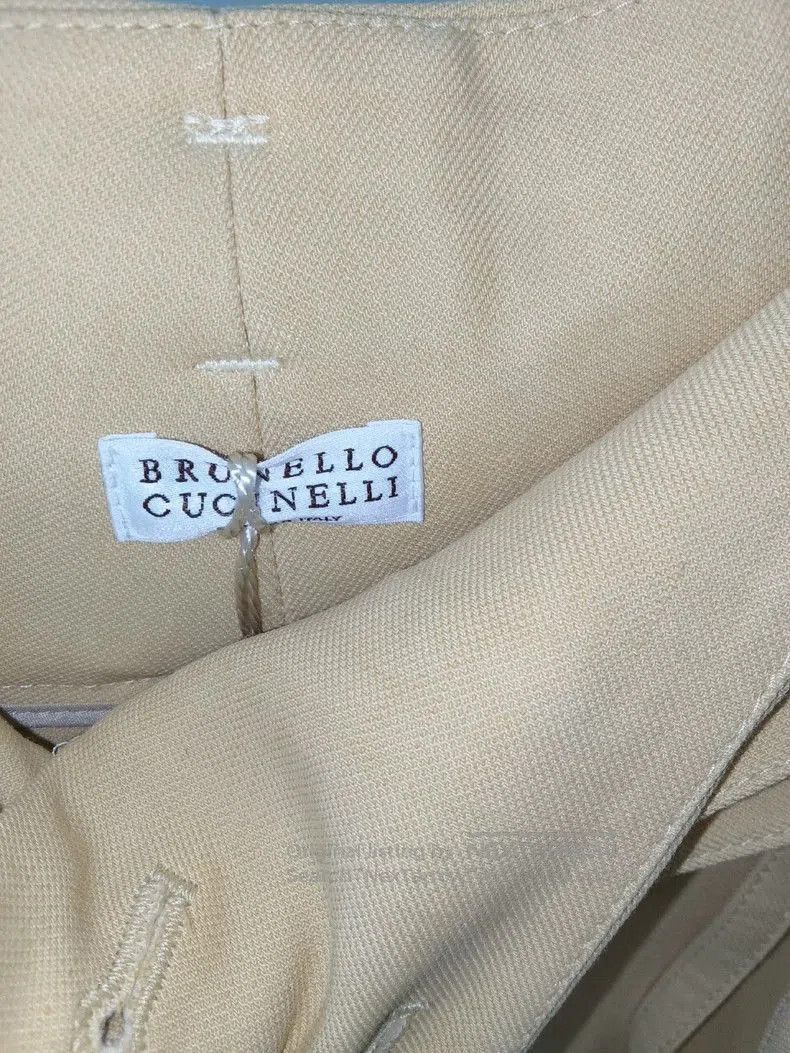 Brunello Cucinelli Brunello Cucinelli High-Waist Linen Pants. Size US 40 / EU 56 - 6 Thumbnail