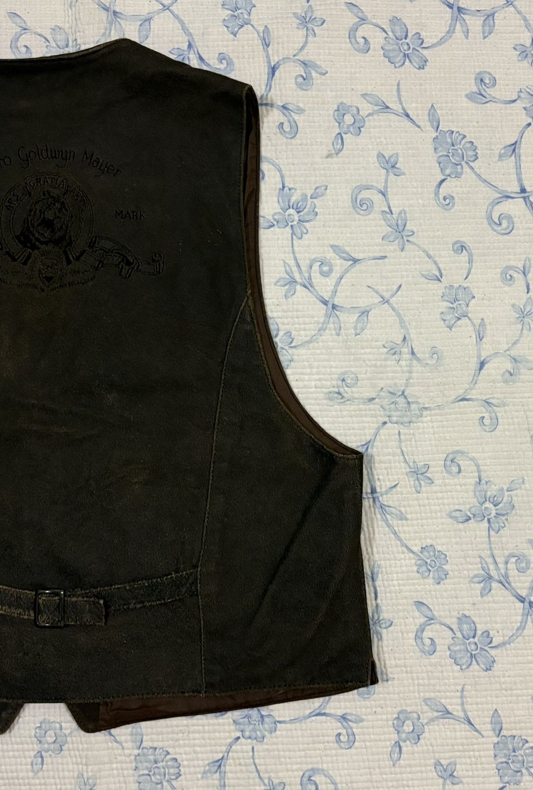 Vintage Metro Goldwyn Mayer Leather Vest Size US M / EU 48-50 / 2 - 7 Thumbnail
