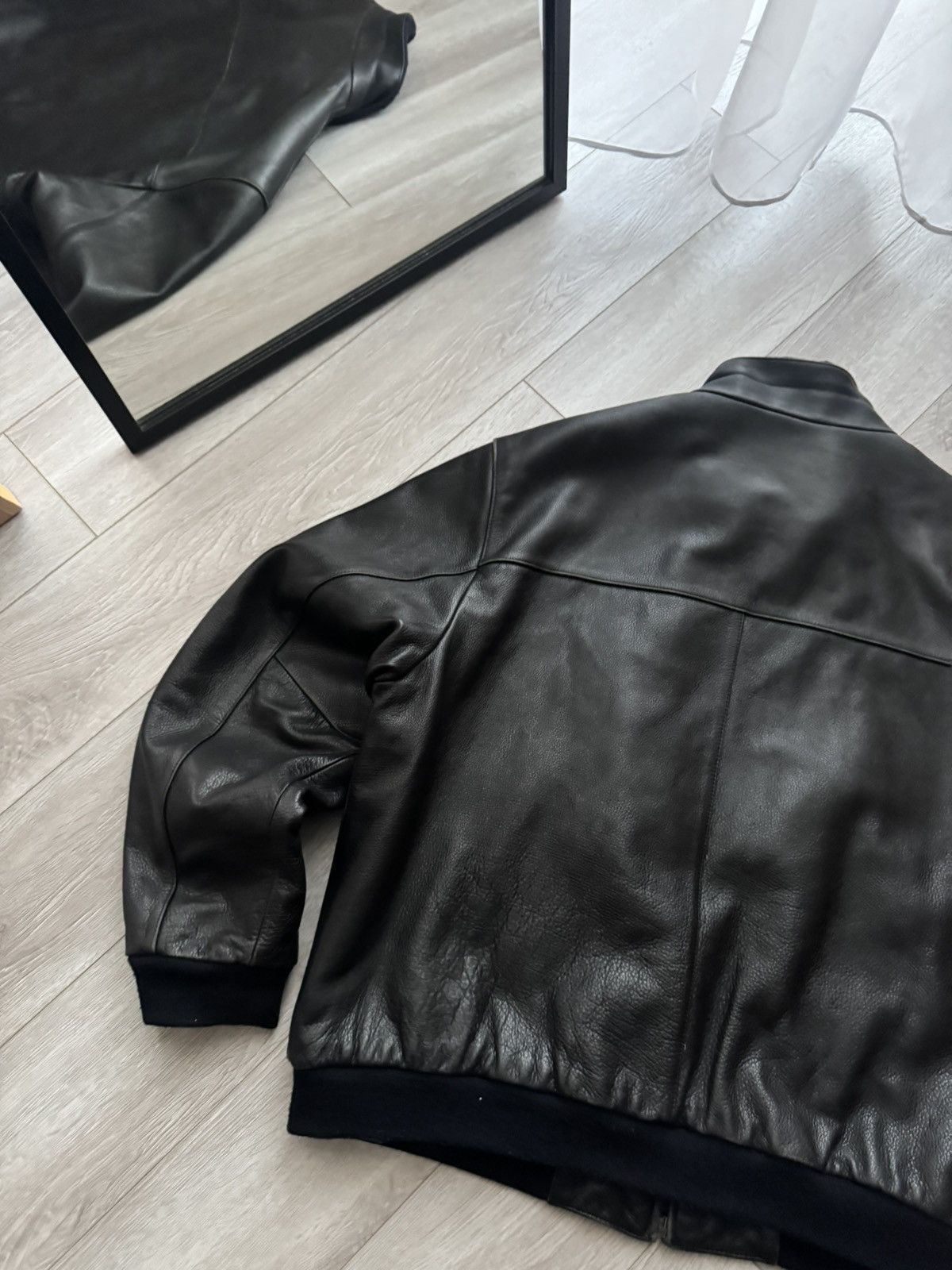 Genuine Leather Leonardo Sportiva Vintage Real Leather Jacket Size US XL / EU 56 / 4 - 8 Thumbnail