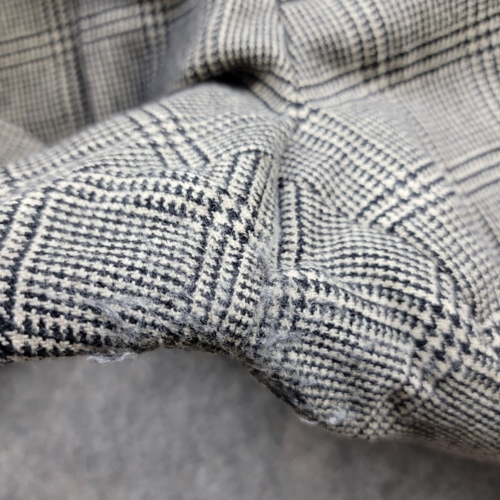 Todd Snyder Todd Snyder Plaid Wool Trouser Multi Cream Black *Read* Size US 31 - 15 Thumbnail
