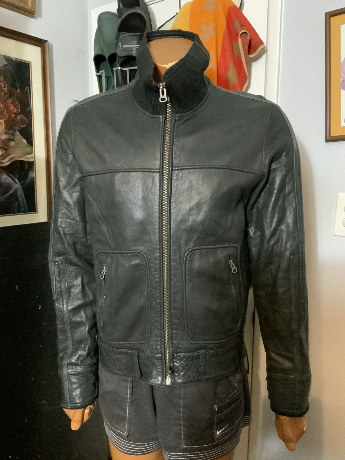 Buckler Andrew Buckler Faithful Unto Death Leather Motorcycle Jacket Size US M / EU 48-50 / 2 - 15 Thumbnail