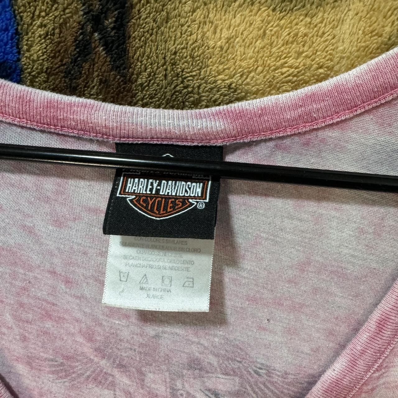 Harley Davidson Harley Davidson pink and black shirt Size XL / US 12-14 / IT 48-50 - 3 Thumbnail