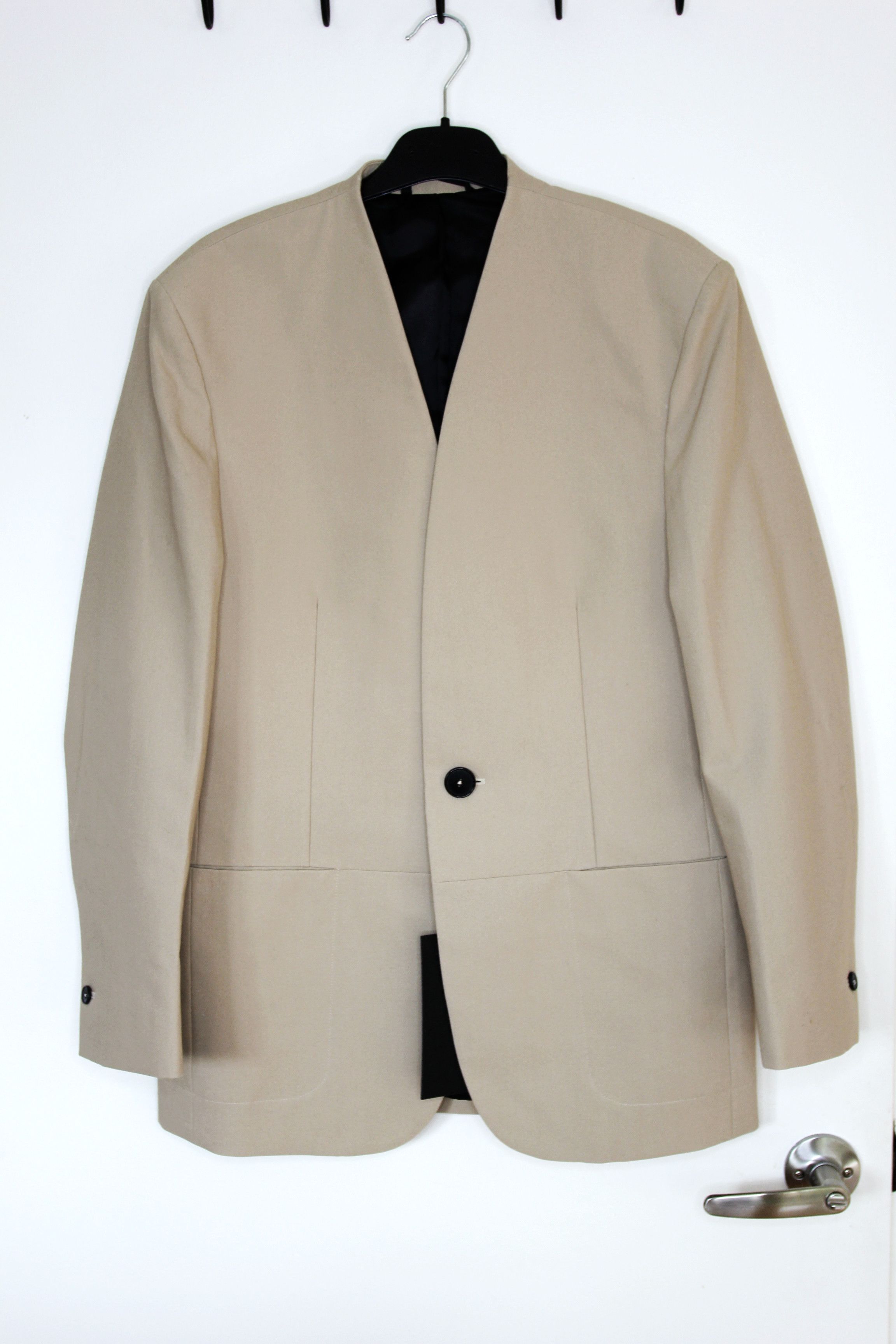Other BNWT SS24 ECOLE DE PENSEE NO COLLAR JACKET 48 Size US M / EU 48-50 / 2 - 2 Thumbnail