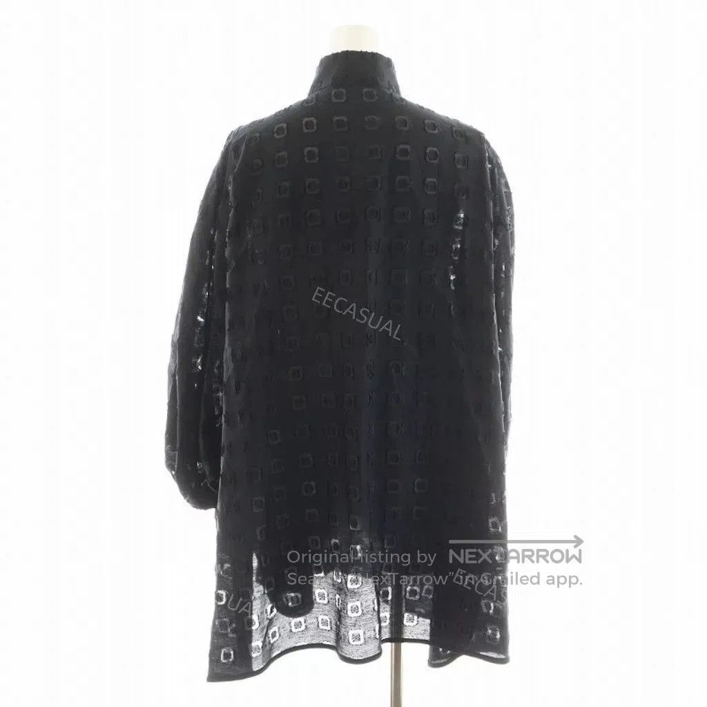 Other Black Jacquard Lantern Sleeve Shirt. Size M / US 6-8 / IT 42-44 - 4 Thumbnail