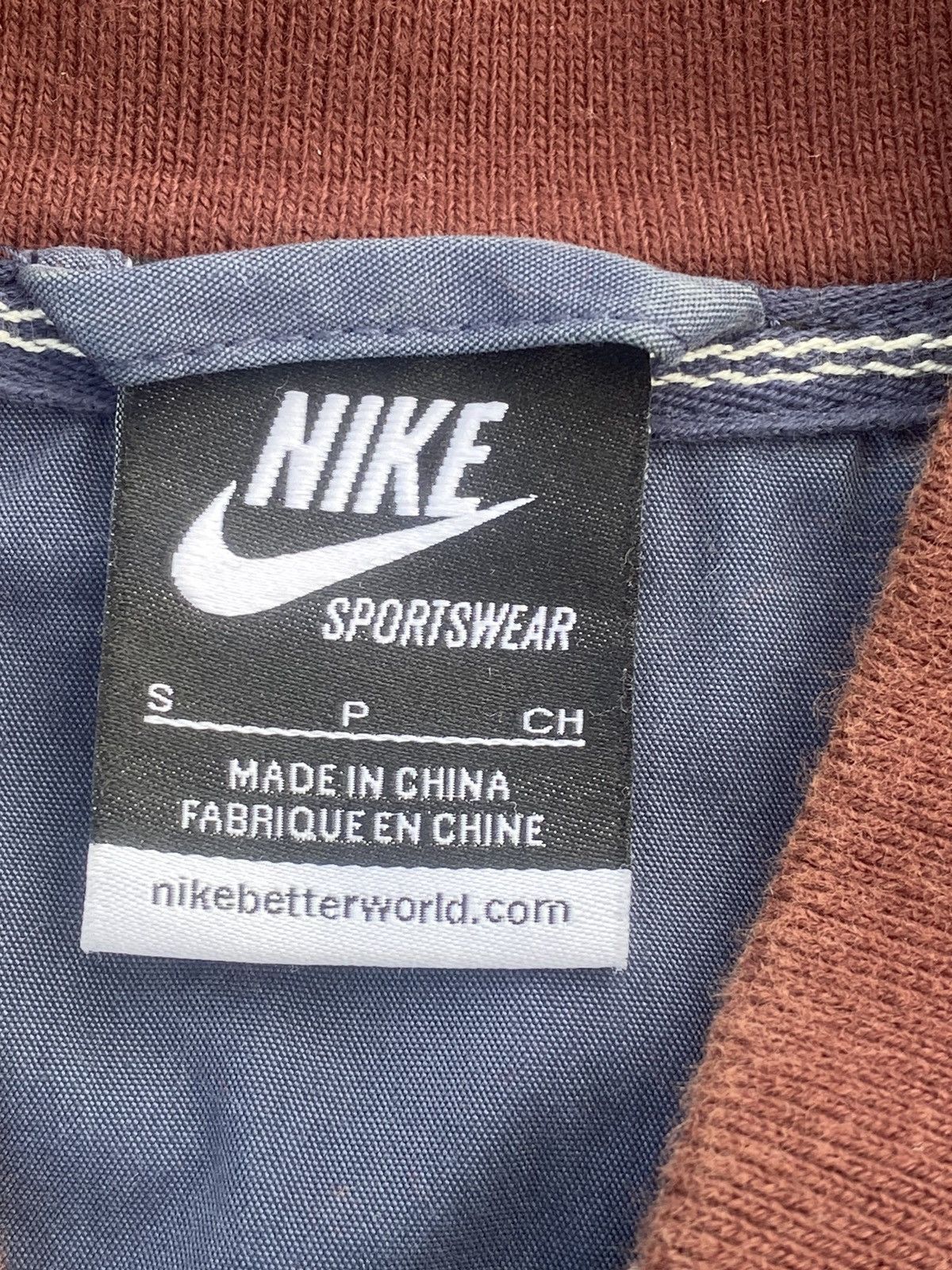 Vintage Bomber Nike Brazil national team football Size US S / EU 44-46 / 1 - 3 Thumbnail