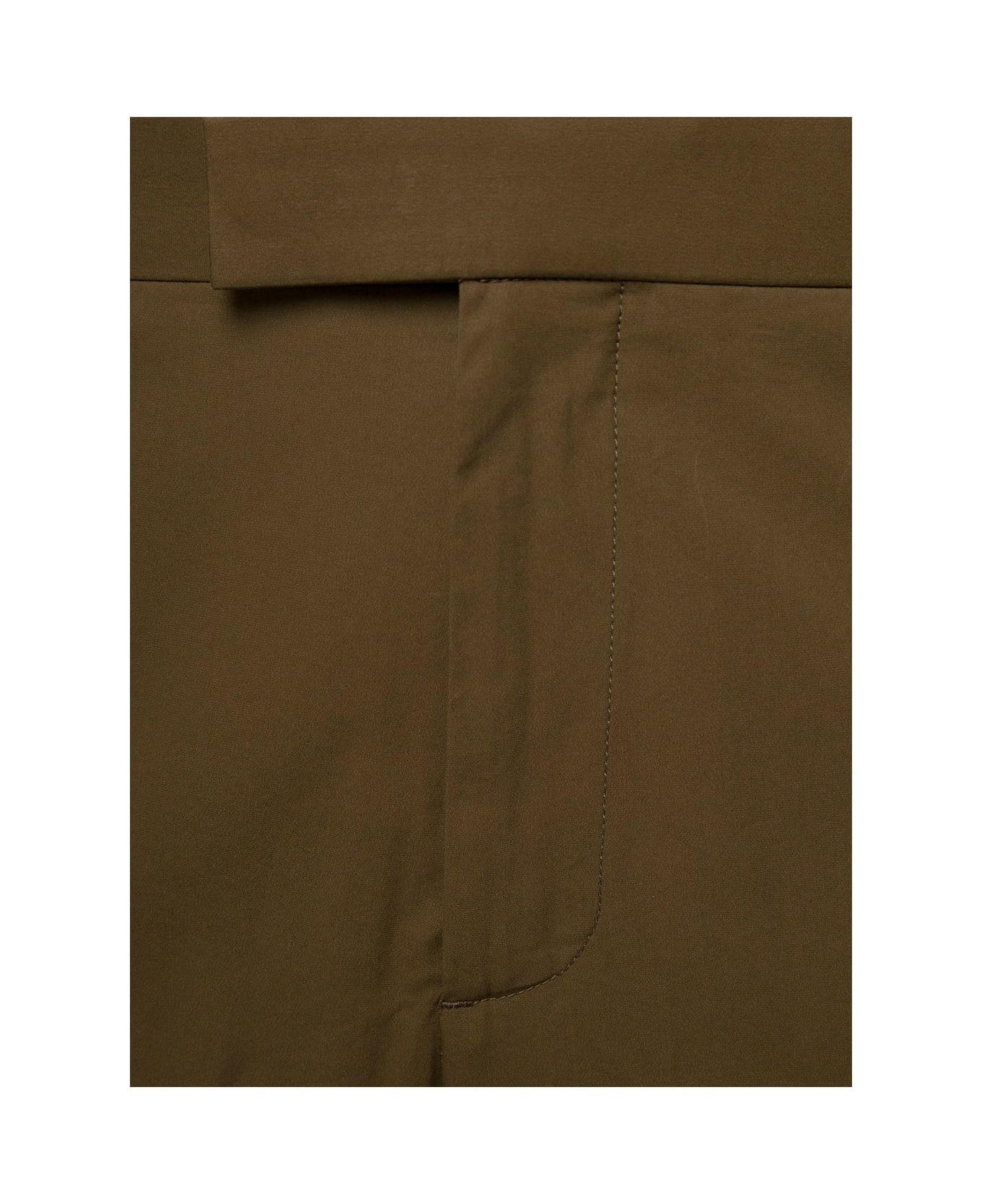 Bottega Veneta o1loc1c0325 722432 Trouser Compact Cotton Liana Olive Green Size US 38 / EU 54 - 3 Thumbnail