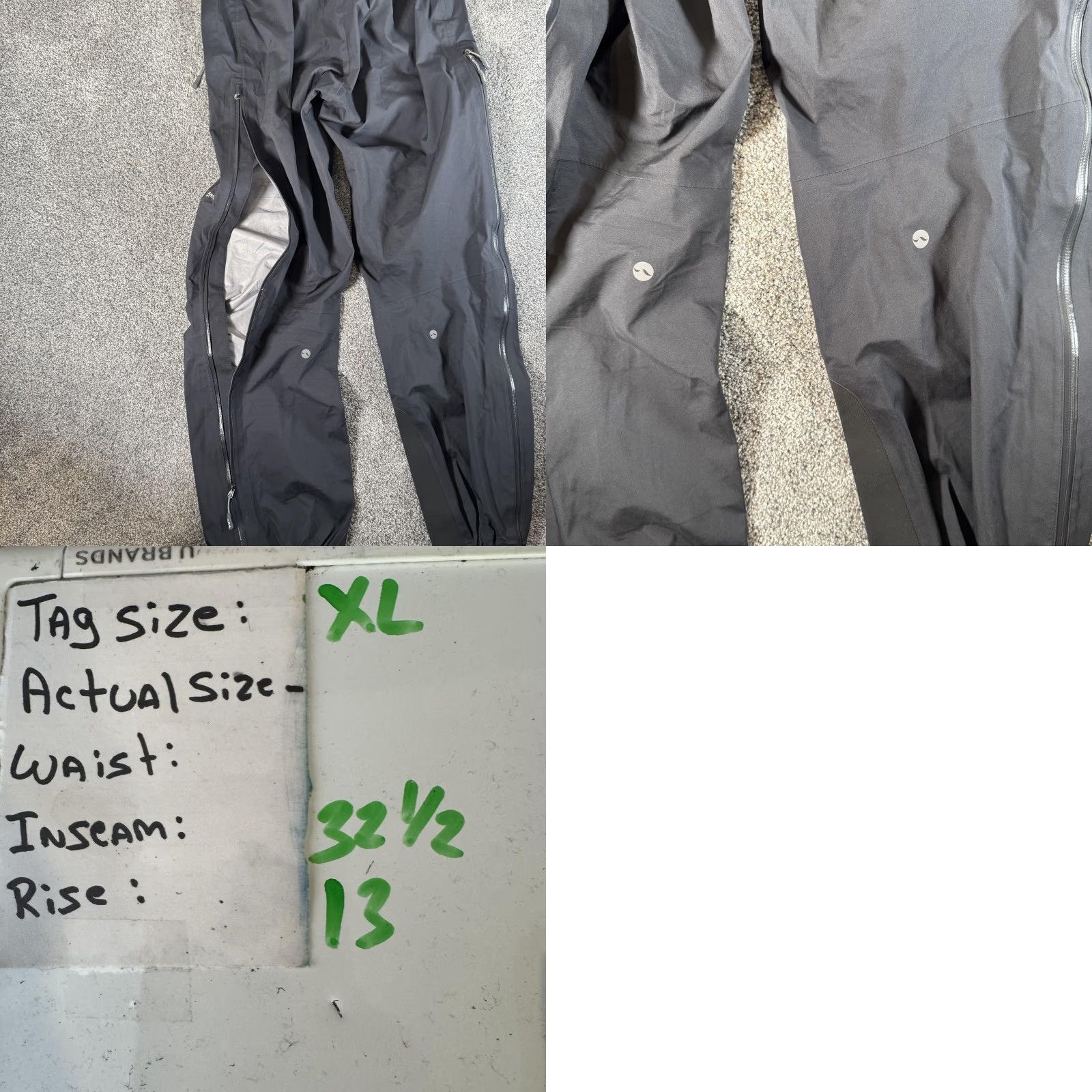 Rab Rab Mens XL Pants Neo Polartec NeoShell Waterproof Snow Hiking Ski QWE-75 Weatherproof Pants Size US 36 / EU 52 - 11 Thumbnail