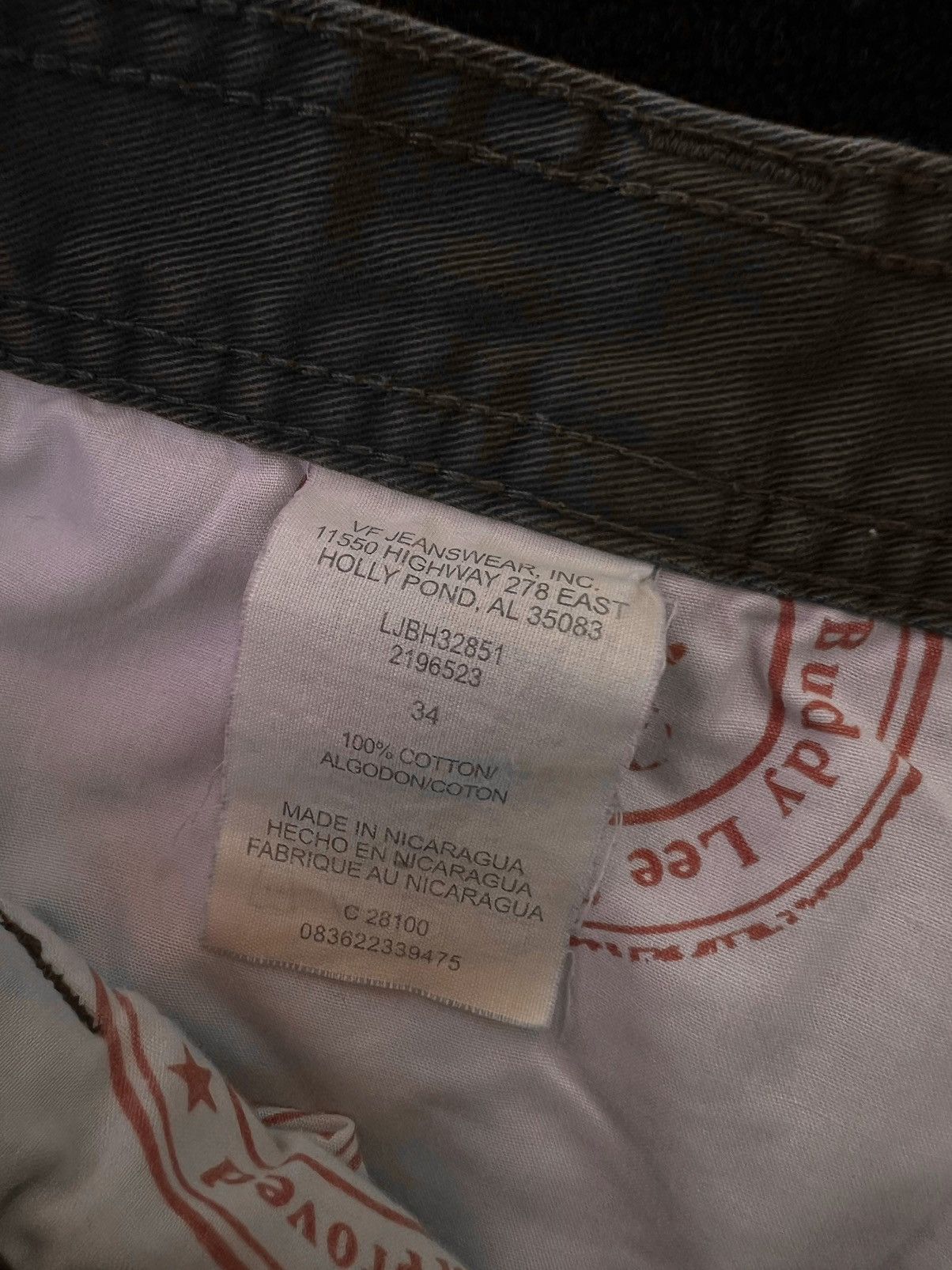 Lee × Vintage Baggy Cargo Shorts Size US 34 / EU 50 - 2 Thumbnail