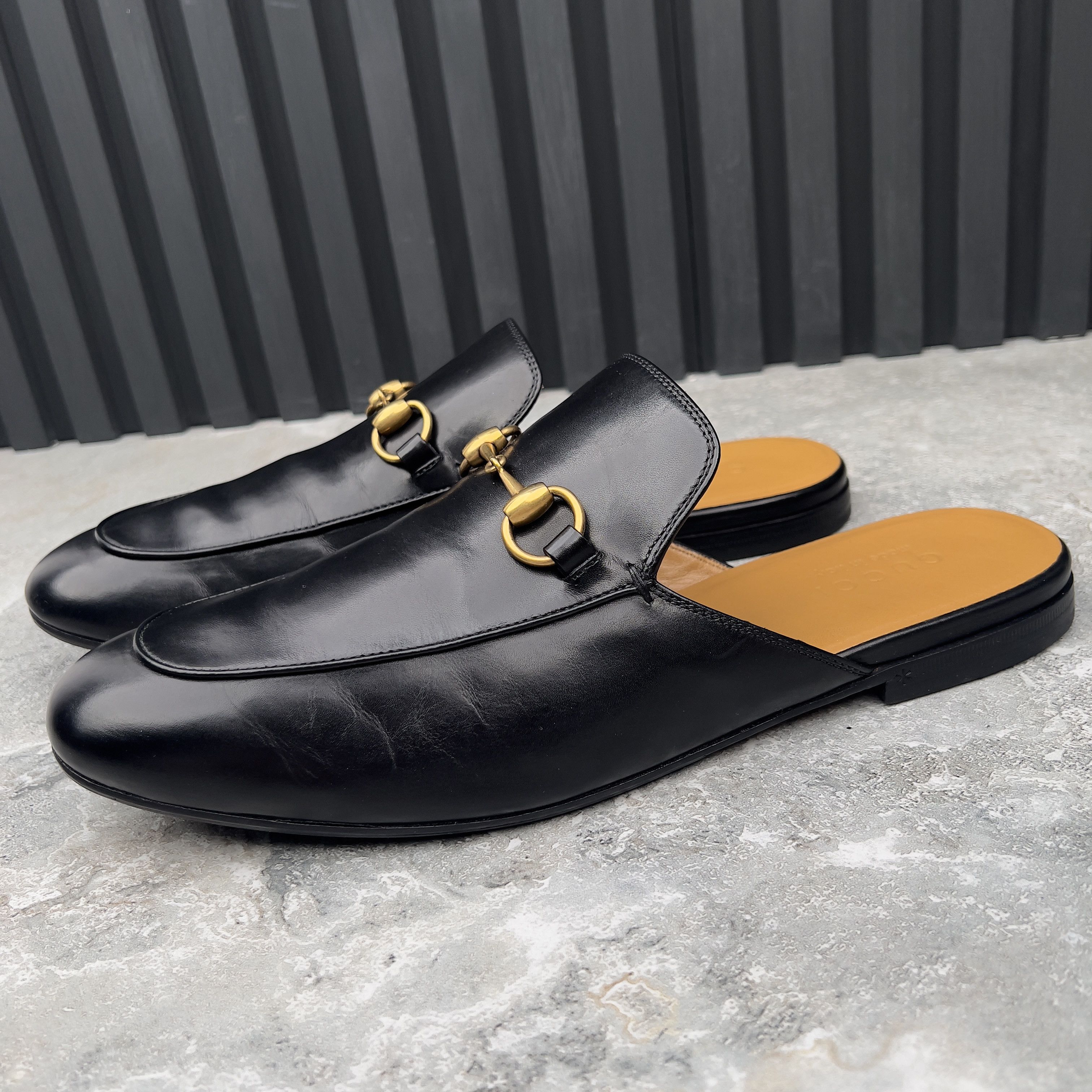 Gucci GUCCI Princetown Horsebit Jordaan Mule Leather Size US 9.5 / EU 42-43 - 5 Thumbnail