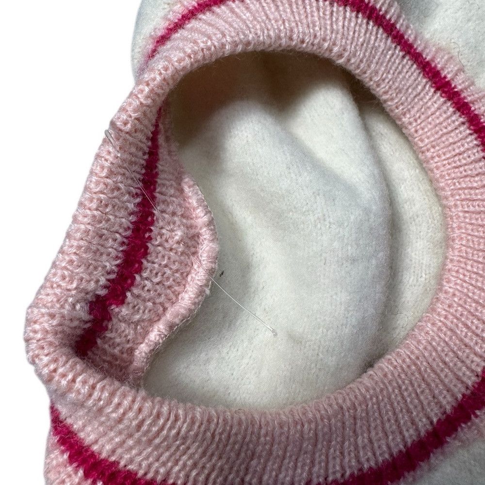 Anthropologie New Anthropologie Varsity Stripe White Wool Beret Size ONE SIZE - 4 Thumbnail