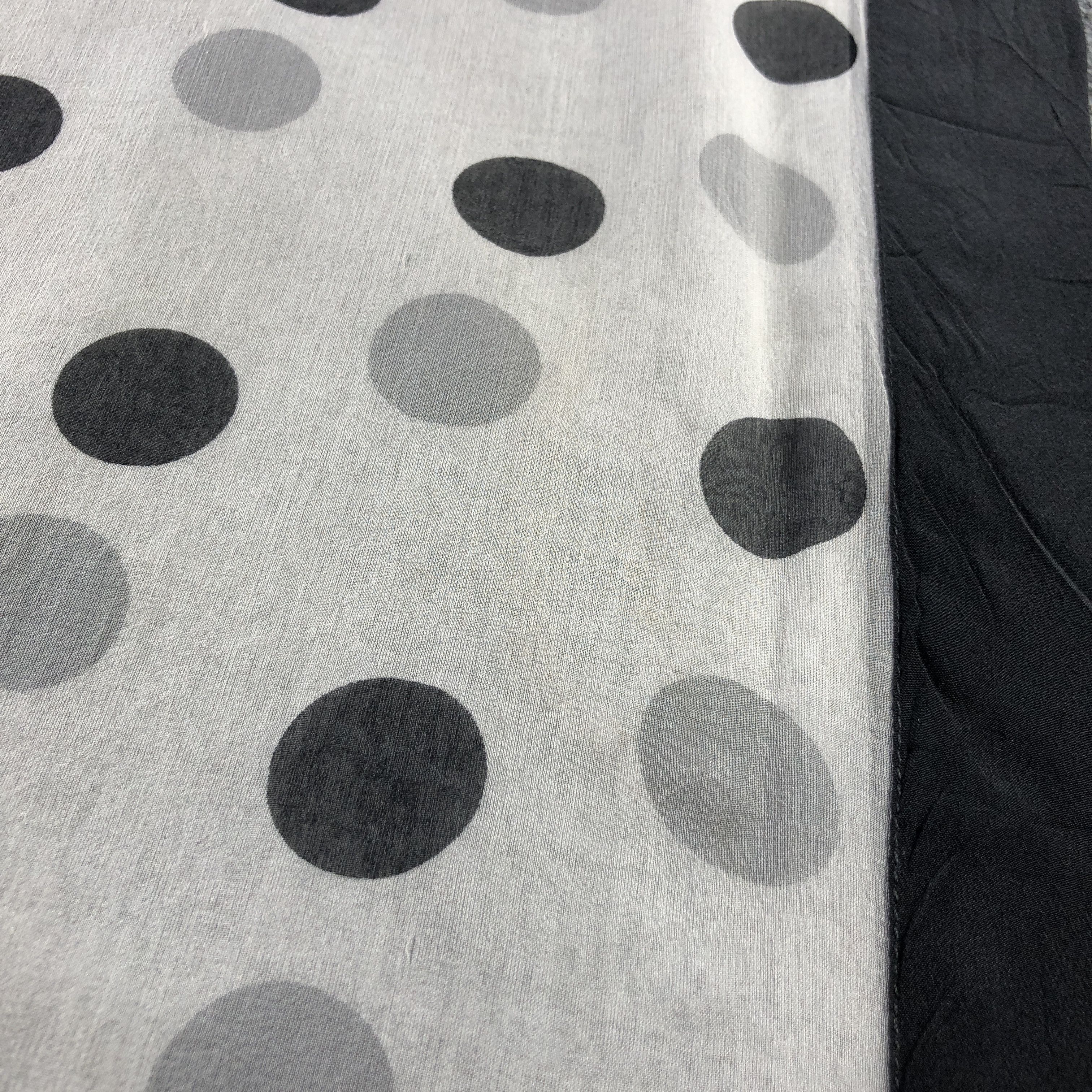 Jaeger Jaeger Polka Dots Silk Stole Silk Scarf M1394 Size ONE SIZE - 10 Thumbnail