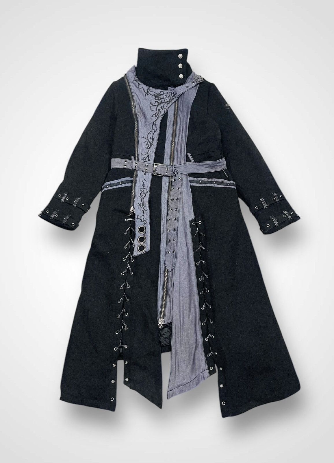 If Six Was Nine Ozz Croce Punk Gothic Long Jacket (18) Size US M / EU 48-50 / 2 - 3 Thumbnail