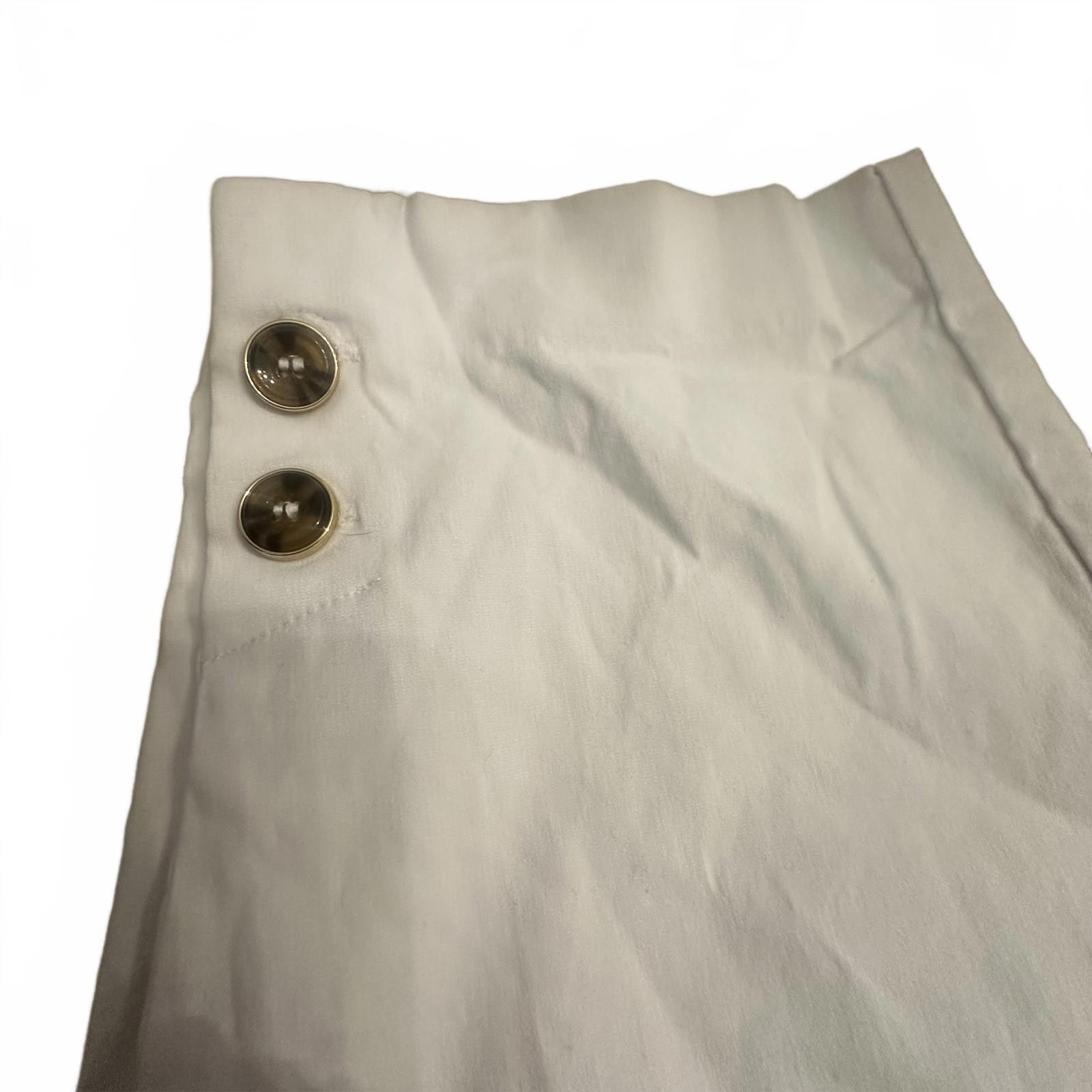 Designer Stylish White Casual Pants Size 40" / US 18 - 3 Thumbnail