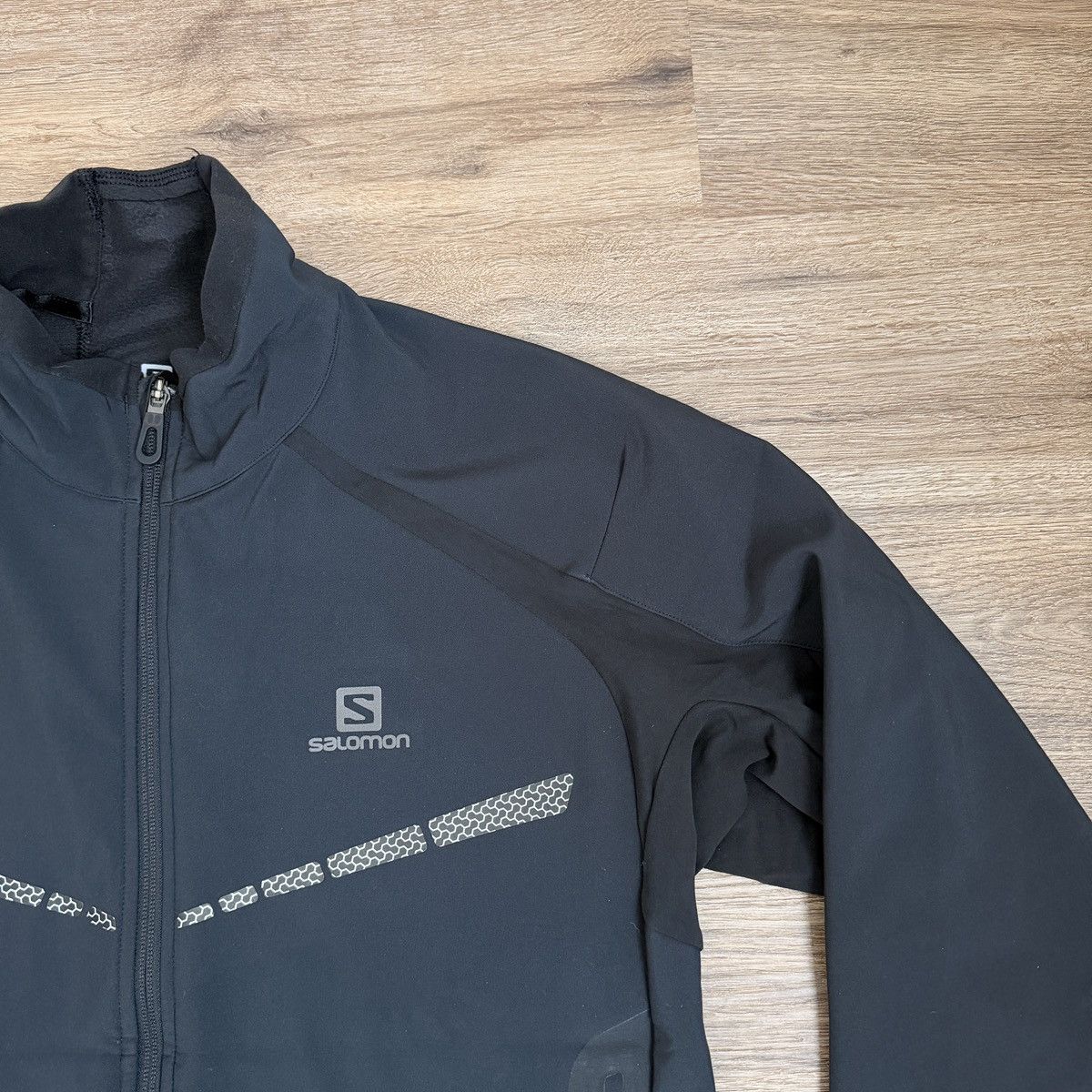 Salomon Salomon RS Warm Softshell Men's Jacket Dark Blue Black Size US XL / EU 56 / 4 - 2 Thumbnail