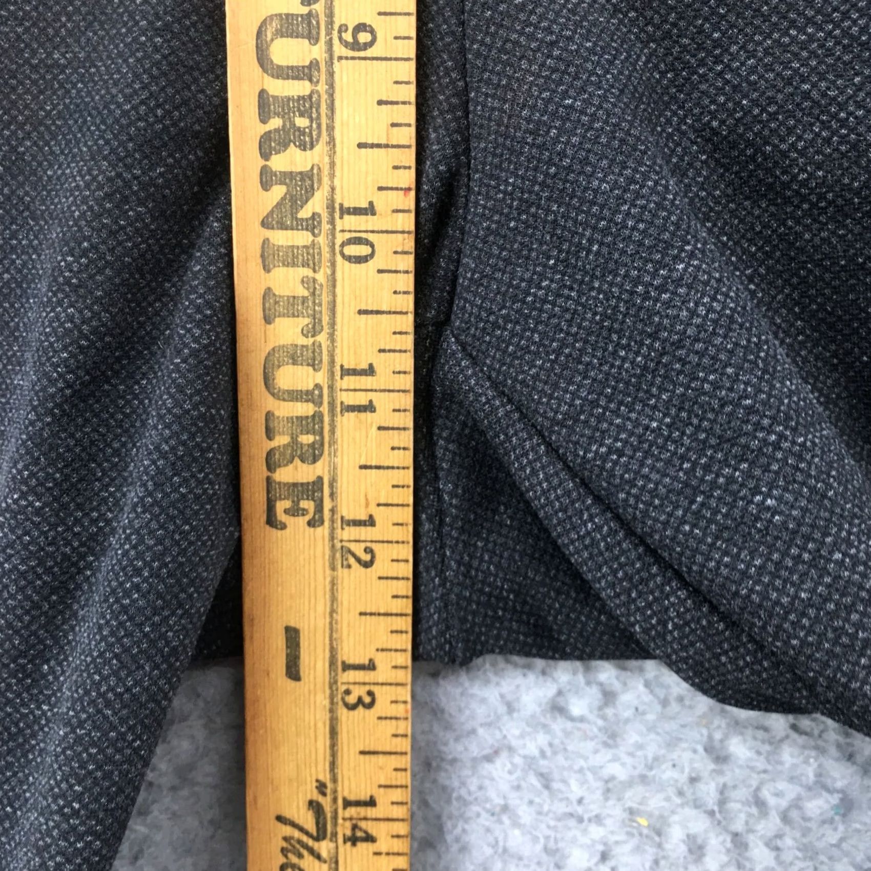 Calvin Klein Calvin Klein Pants Womens Large Gray Pleated Front High Rise Zip Fly Dress Pants Regular Waist 34in Inseam 28in Size 36" / US 14 / IT 50 - 6 Thumbnail