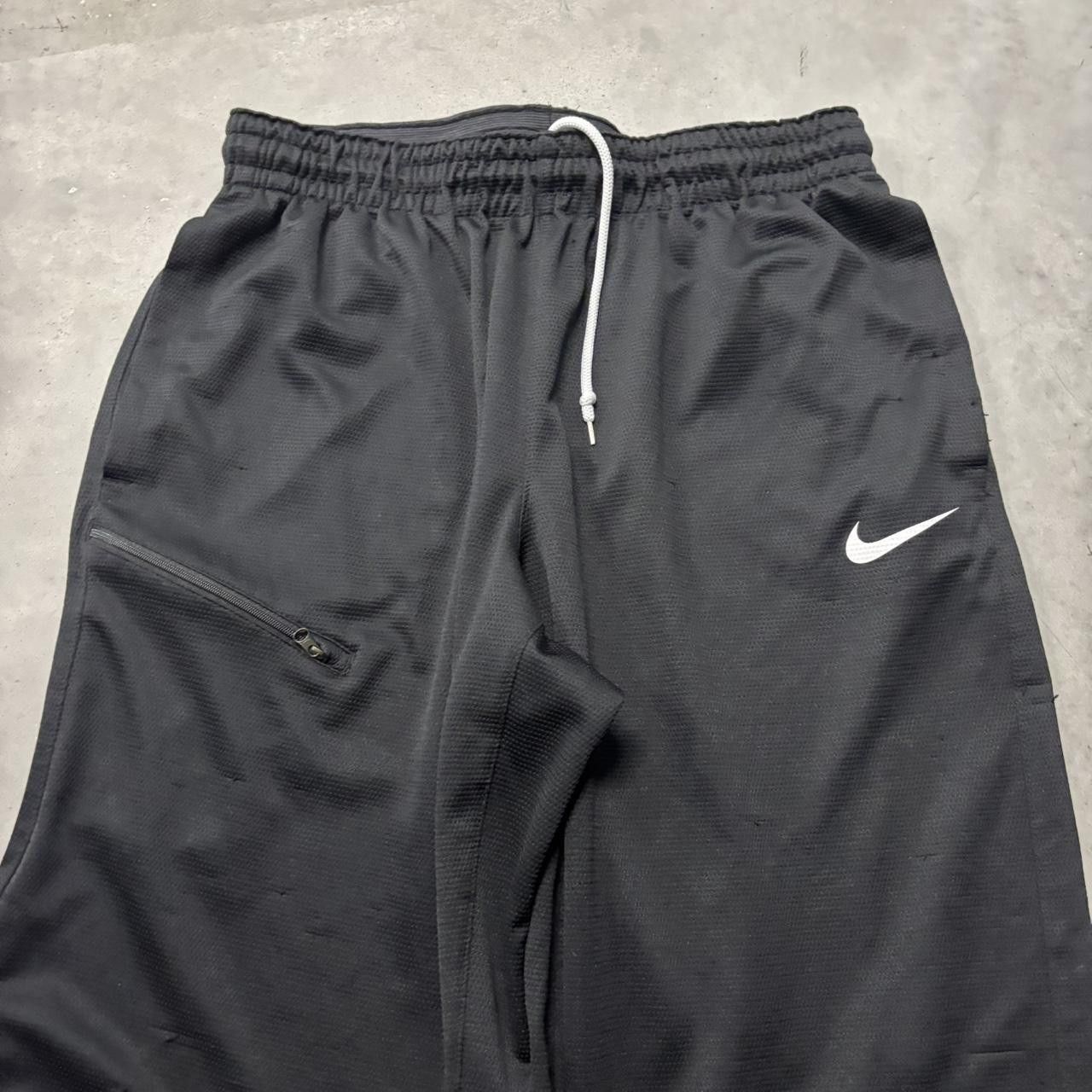 Nike × Vintage Crazy Vintage Y2K/2000s Baggy Black Bike Swoosh Skater Streetwear Essential Track Pants! Size US 34 / EU 50 - 3 Thumbnail